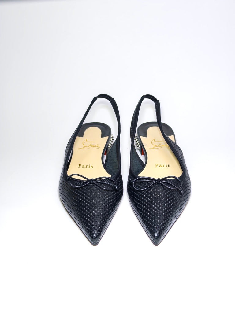 Christian Louboutin Spike Flat Slingback