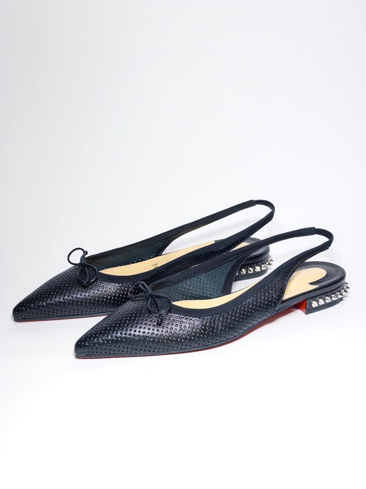 Christian Louboutin Spike Flat Slingback