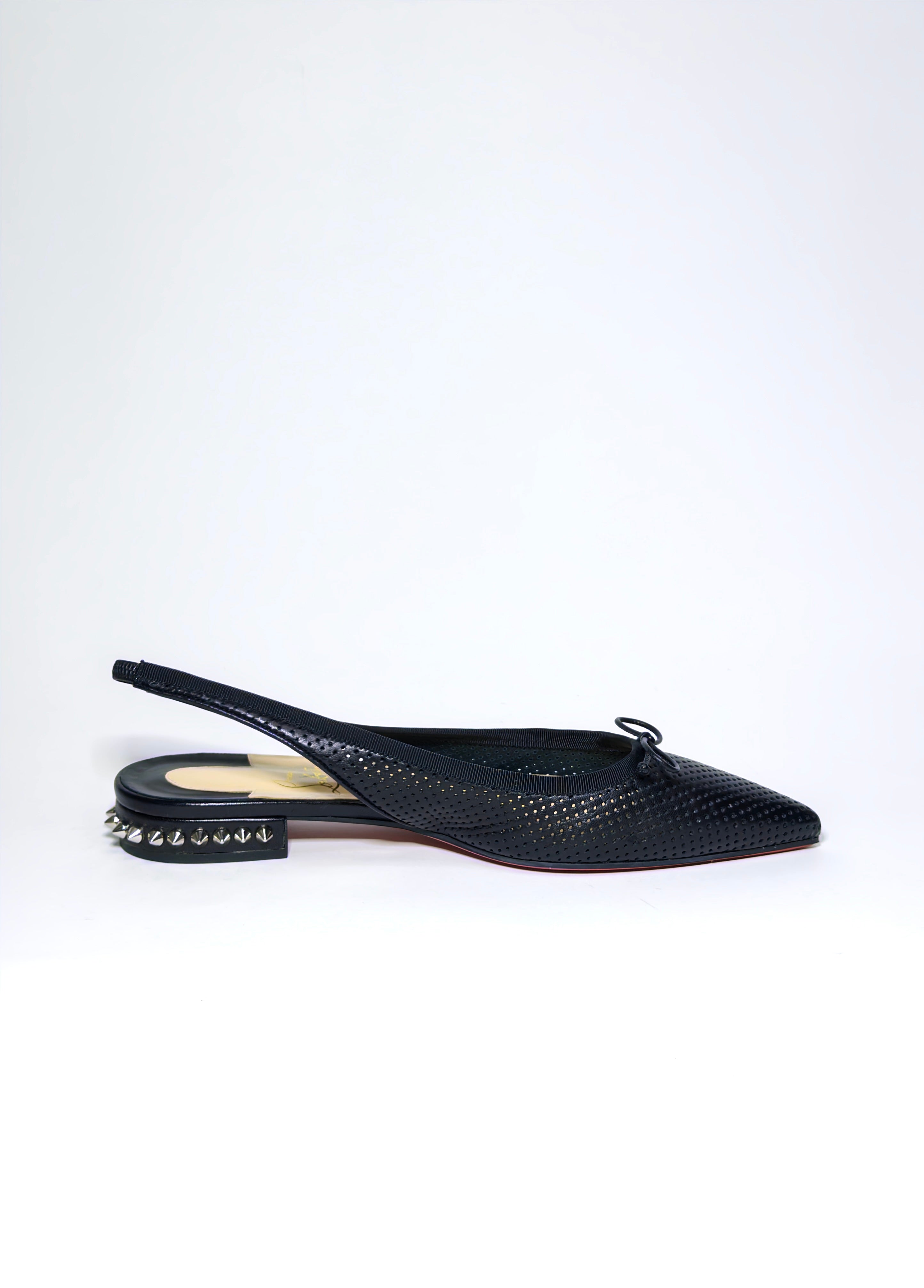 Christian Louboutin Spike Flat Slingback