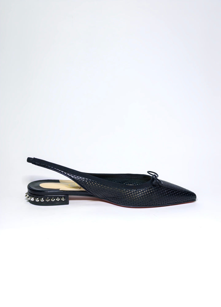 Christian Louboutin Spike Flat Slingback