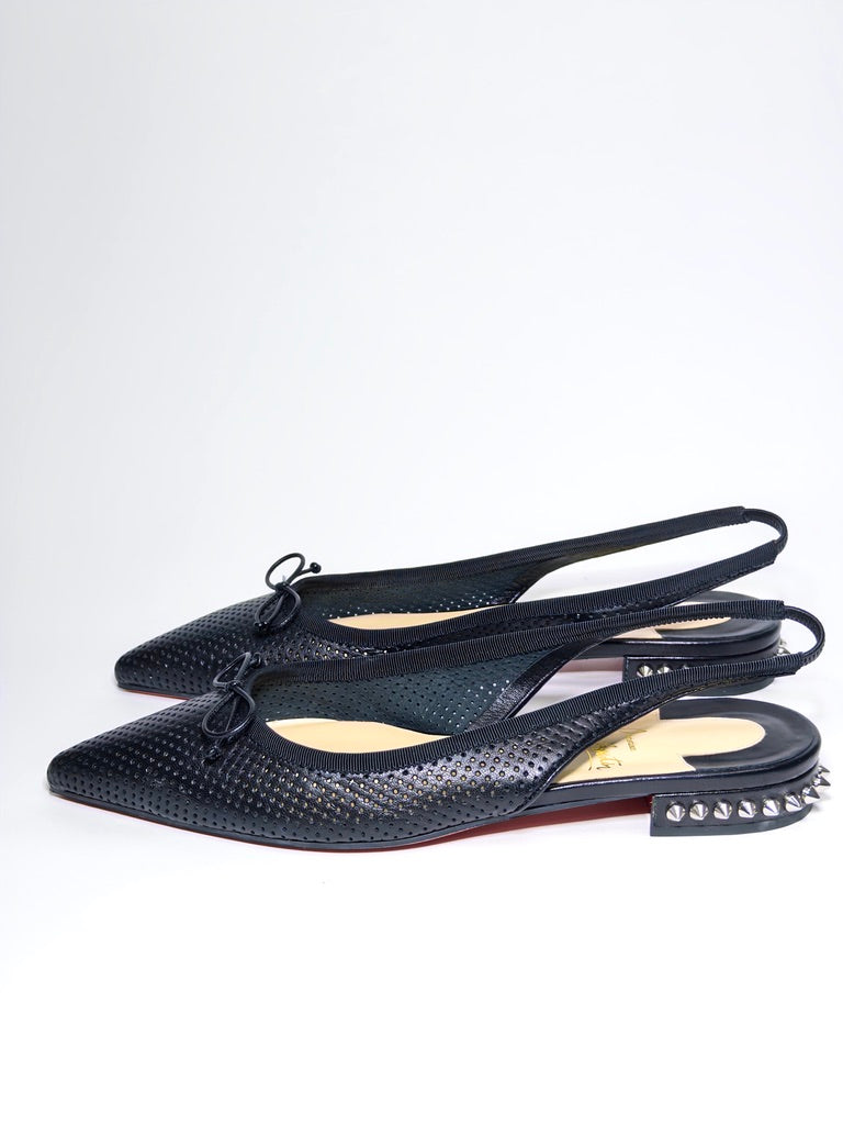Christian Louboutin Spike Flat Slingback