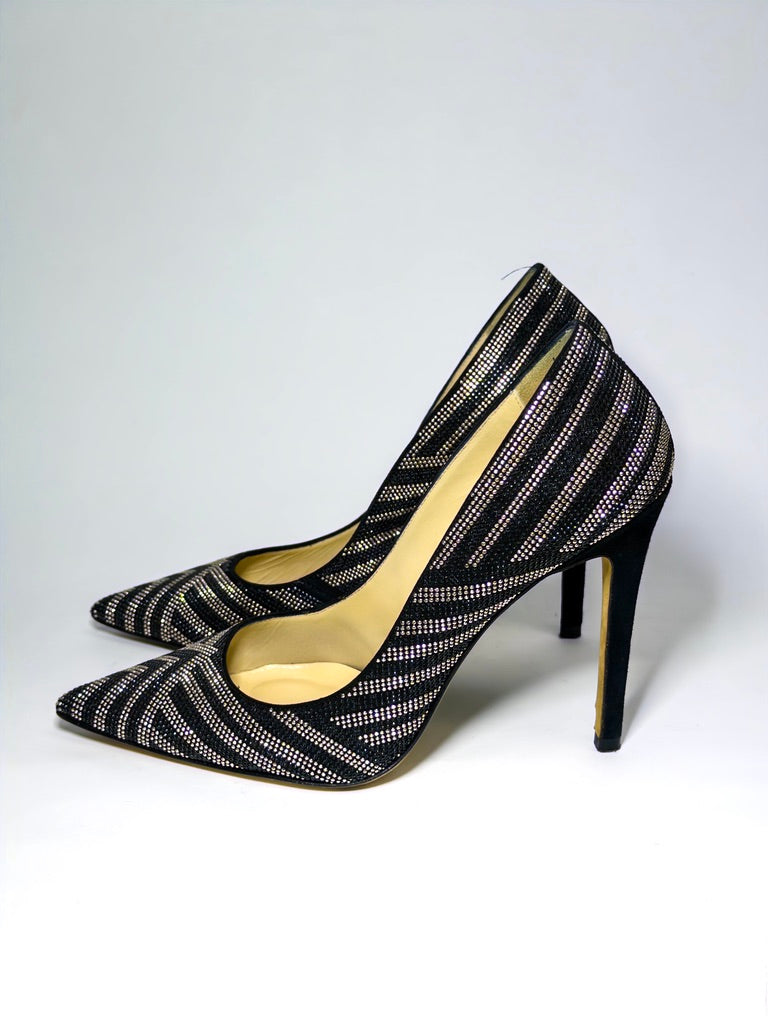 Elisabetta Franchi Embellished Black Pumps