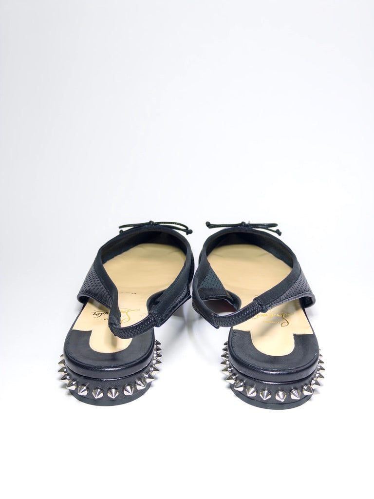 Christian Louboutin Spike Flat Slingback