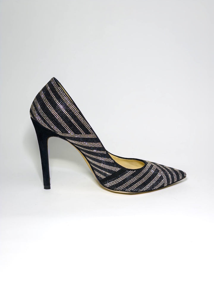 Elisabetta Franchi Embellished Black Pumps