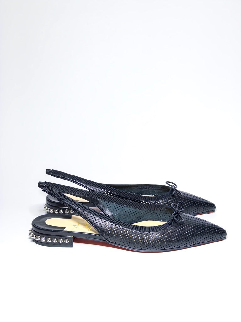 Christian Louboutin Spike Flat Slingback