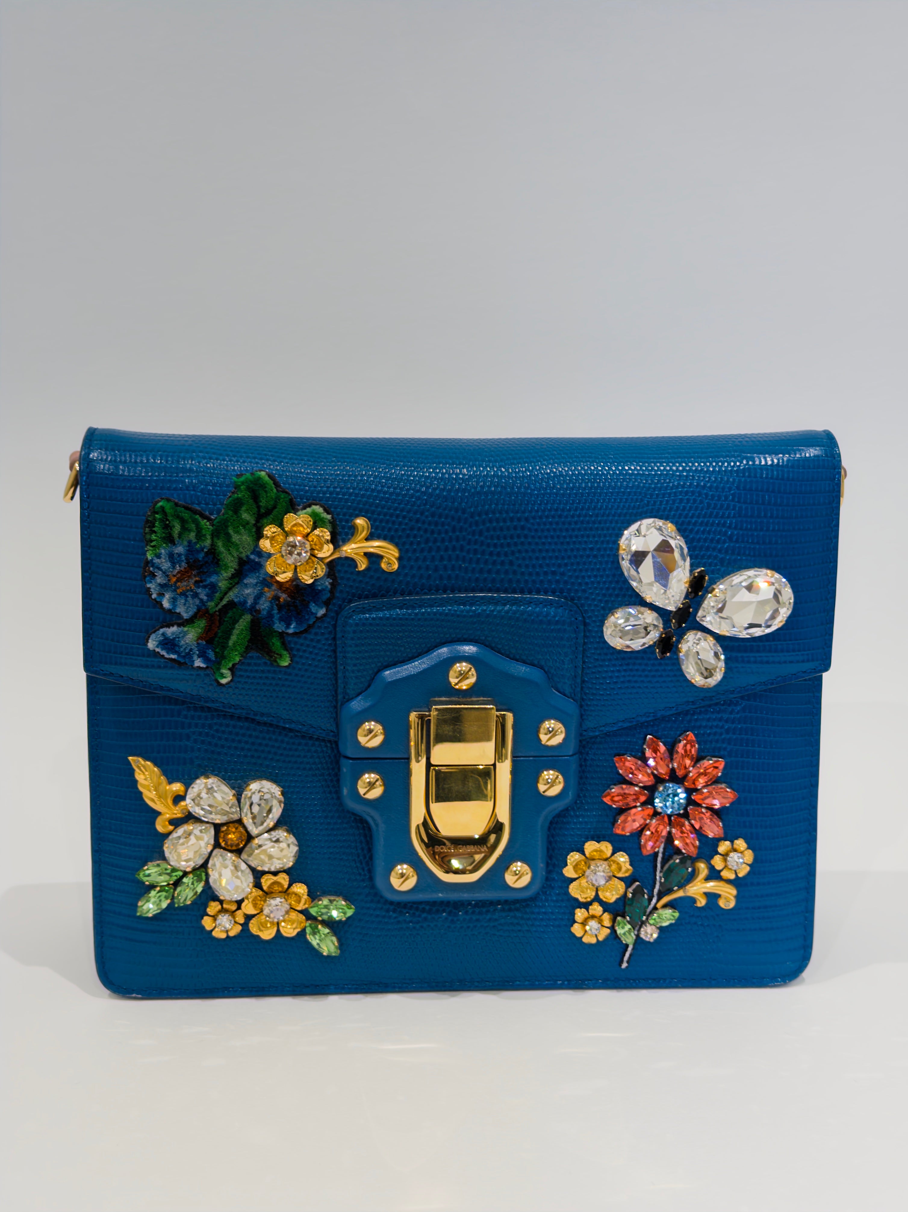 Dolce & Gabbana Lucia Embellished Crossbody Bag