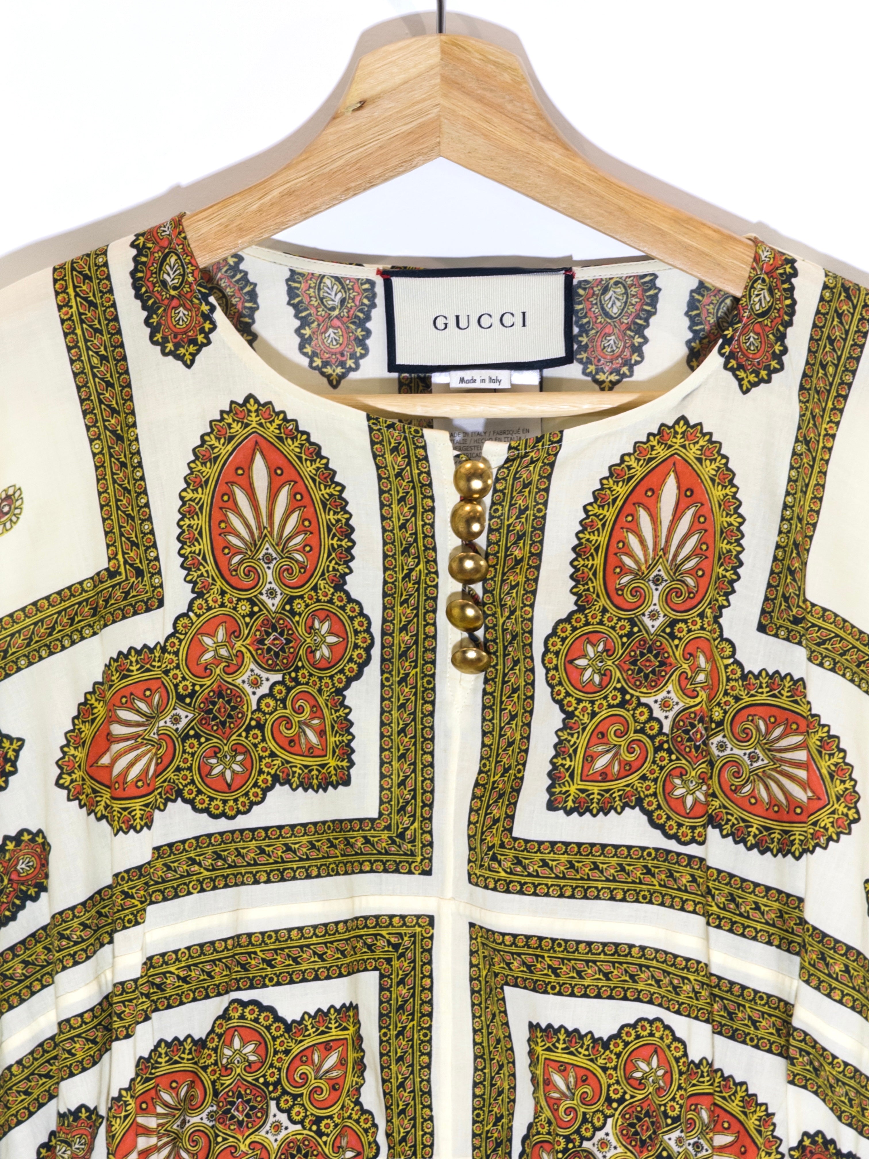 Gucci Printed Kaftan
