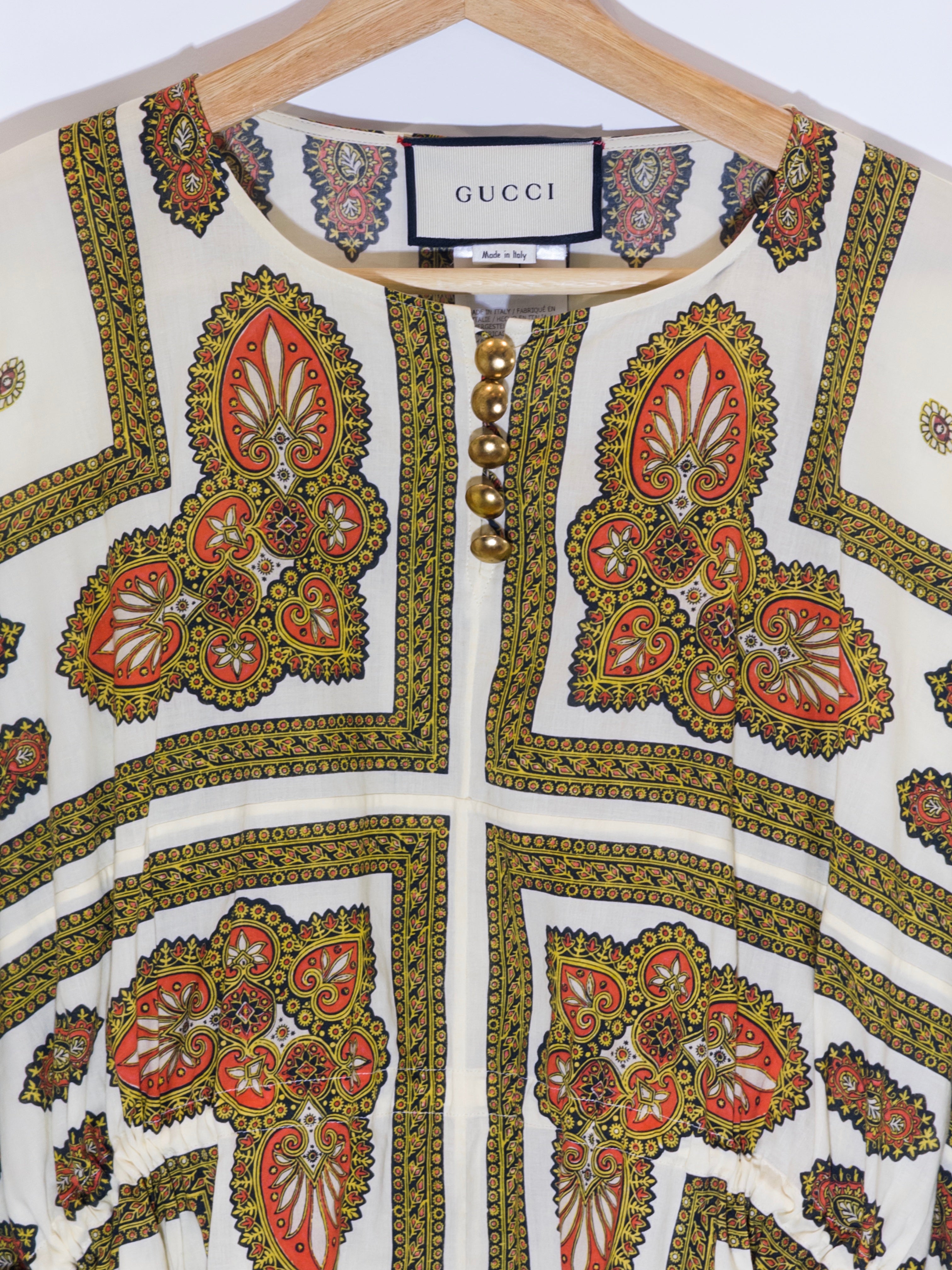 Gucci Printed Kaftan