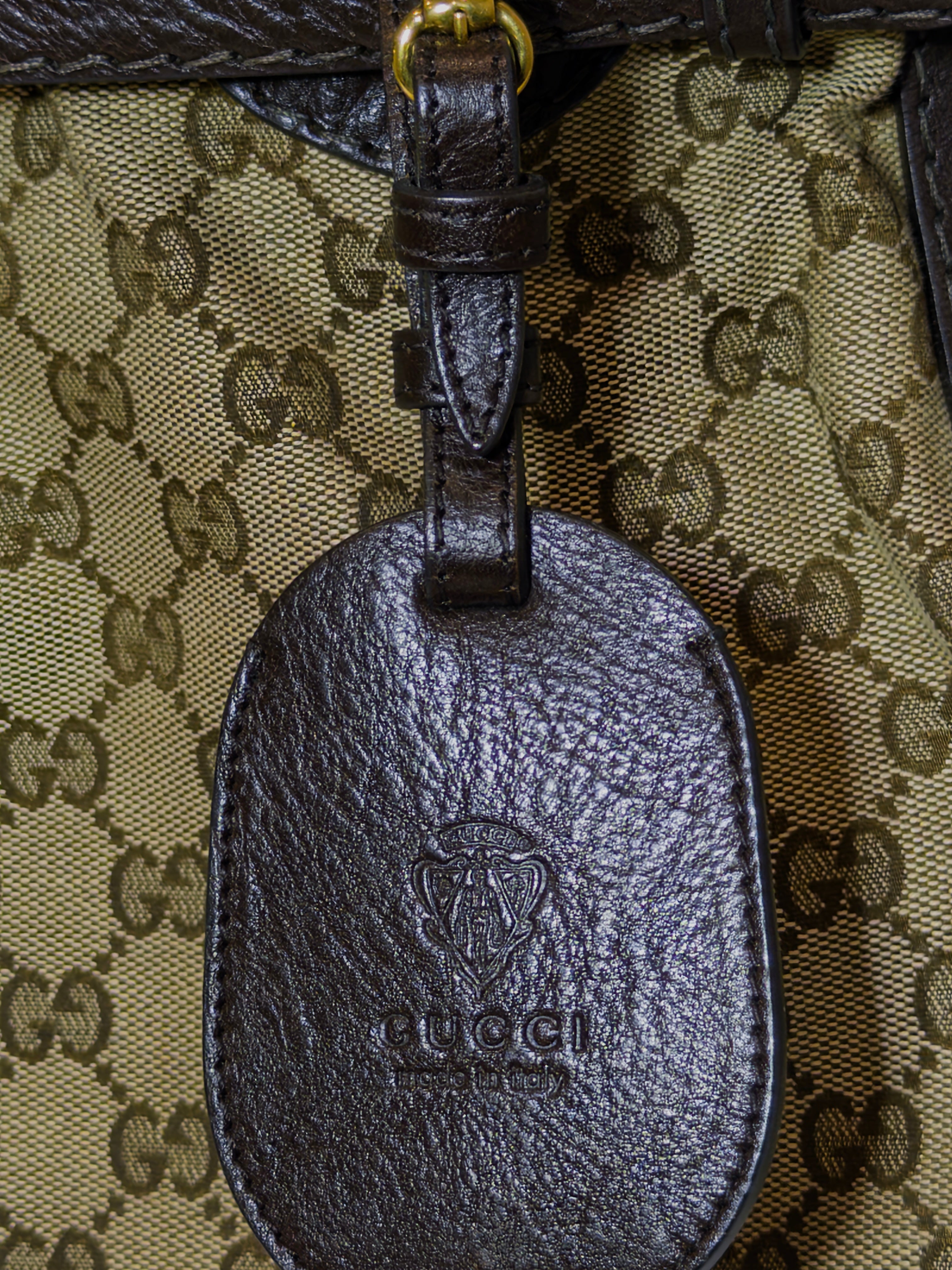 Gucci Canvas Monogram Tote Bag