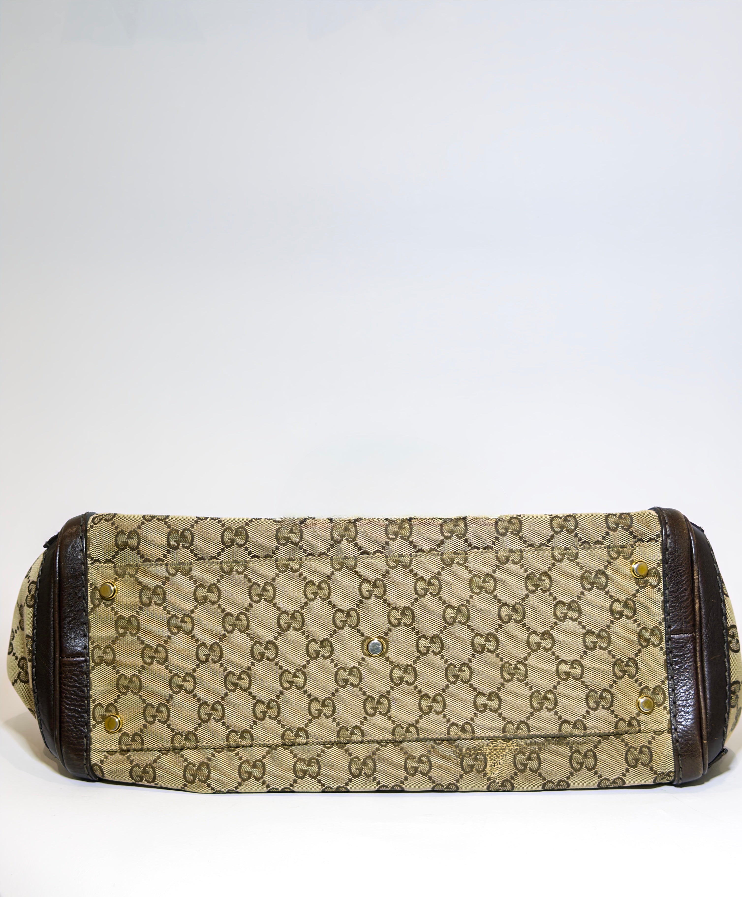 Gucci Canvas Monogram Tote Bag