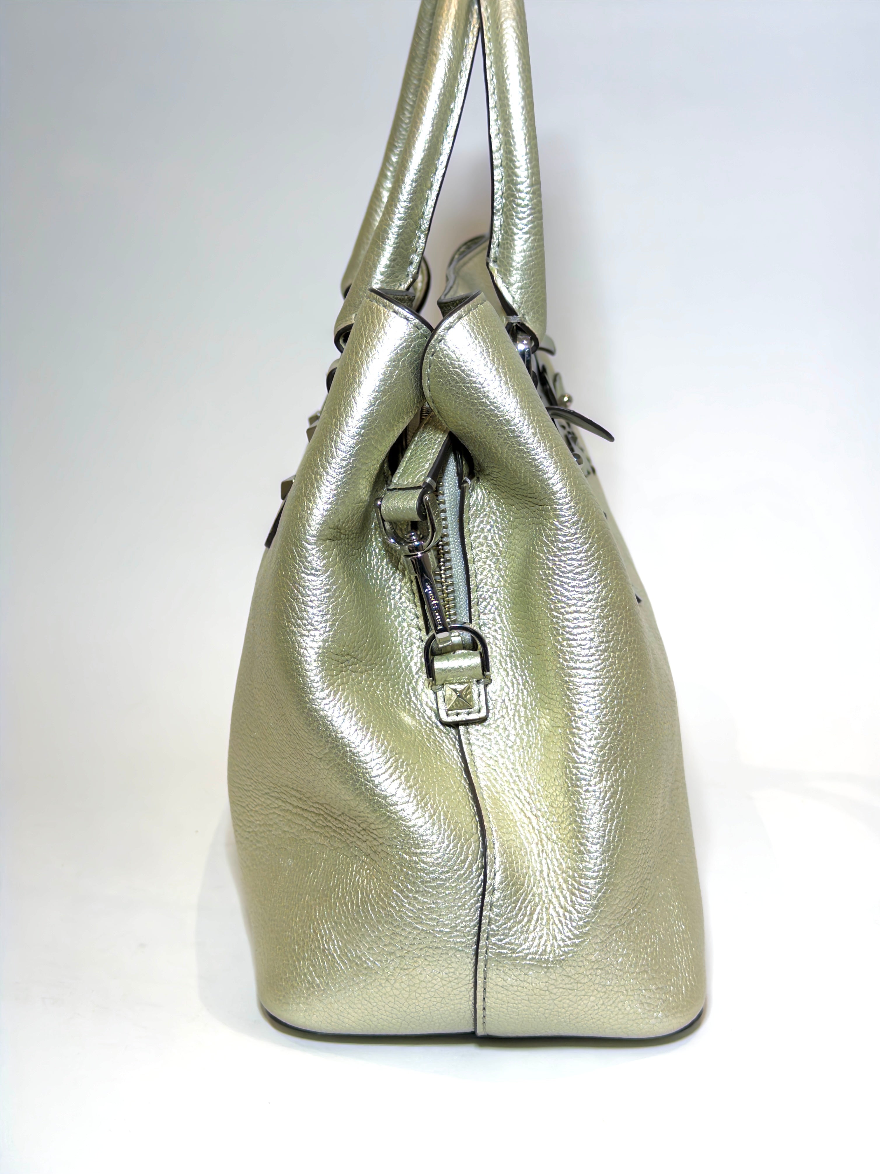 Kate Spade Gold Floral Appliqué Evangelie Bag