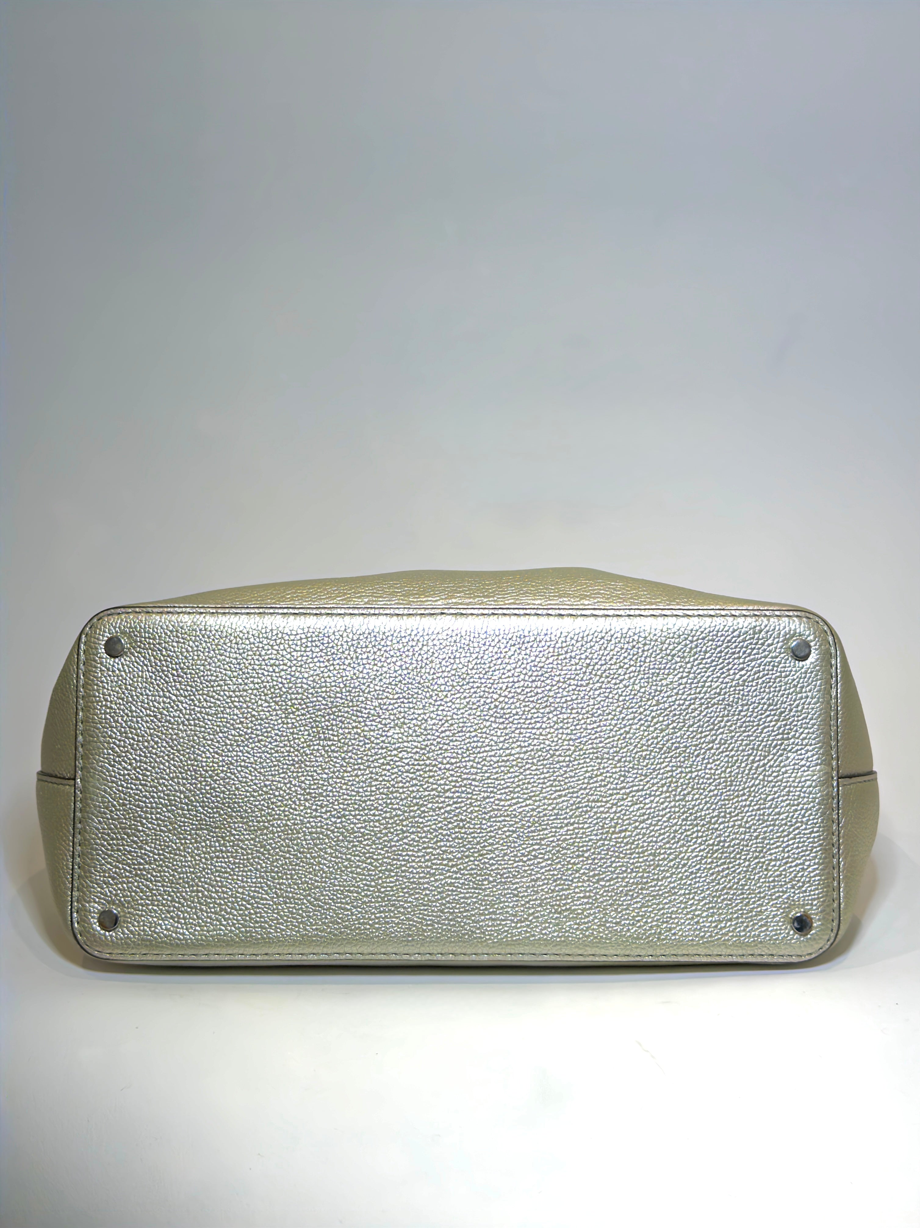 Kate Spade Gold Floral Appliqué Evangelie Bag