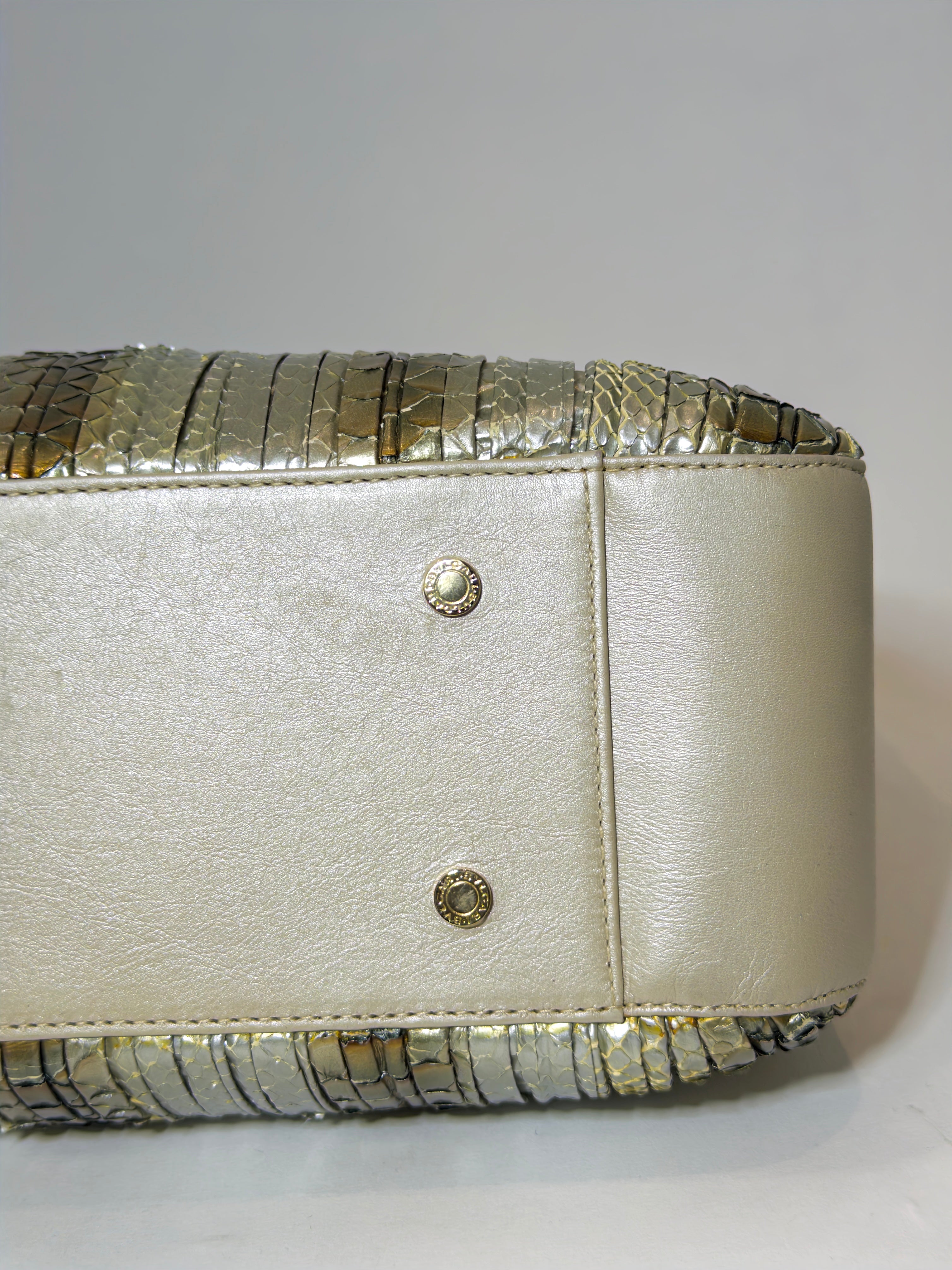 Bulgari Metallic Monte Tote Bag