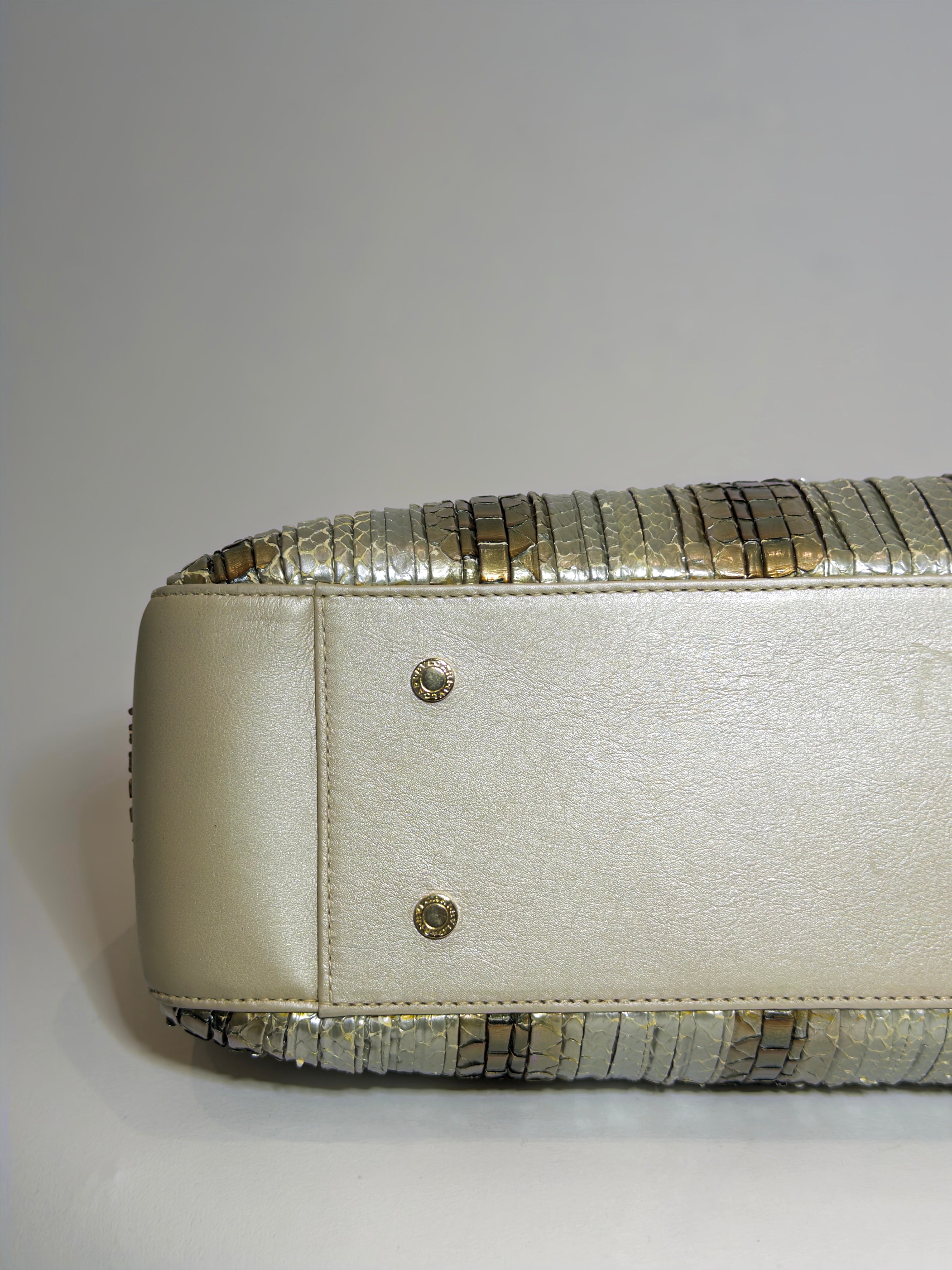 Bulgari Metallic Monte Tote Bag