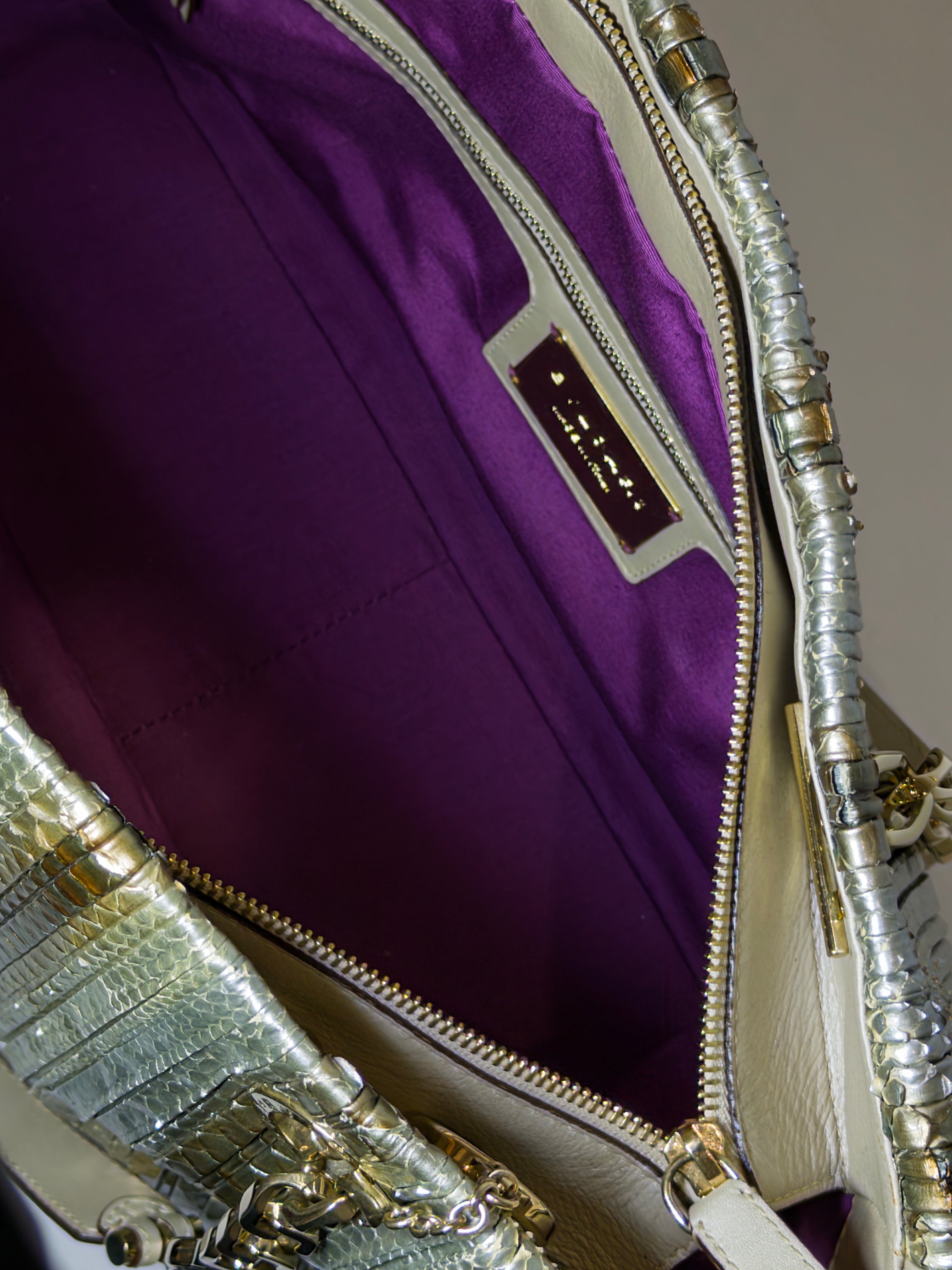 Bulgari Metallic Monte Tote Bag