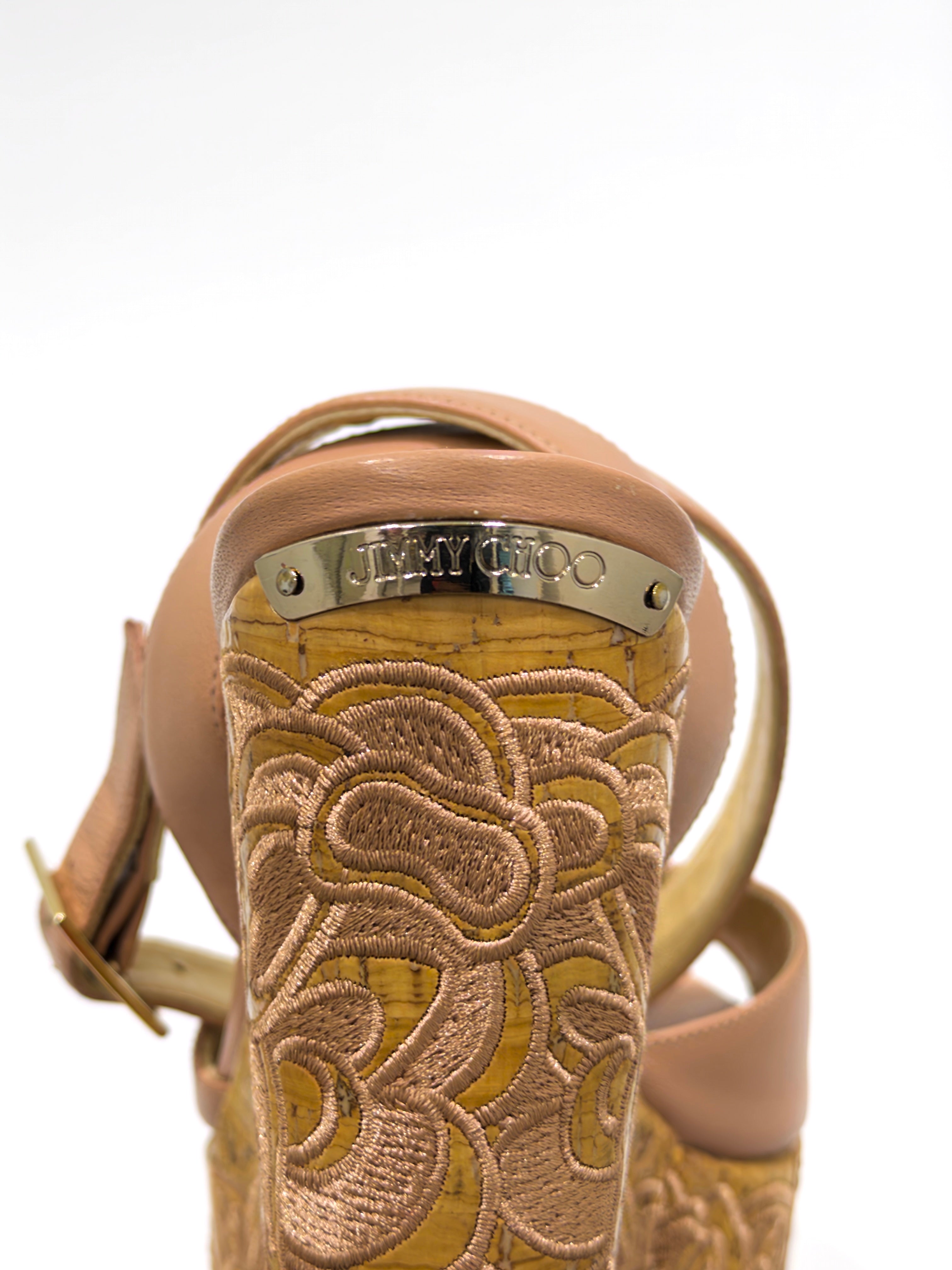 Jimmy Choo Wedge Pink Platforms