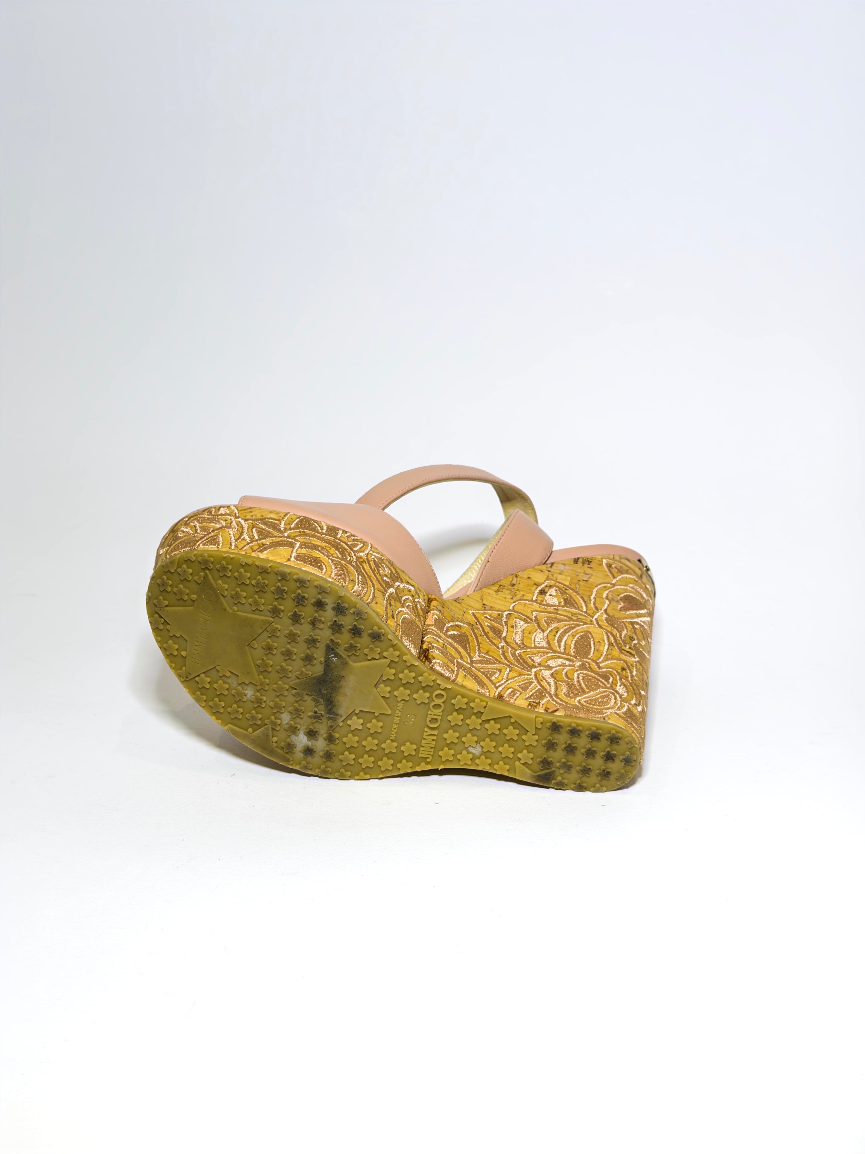 Jimmy Choo Wedge Pink Platforms