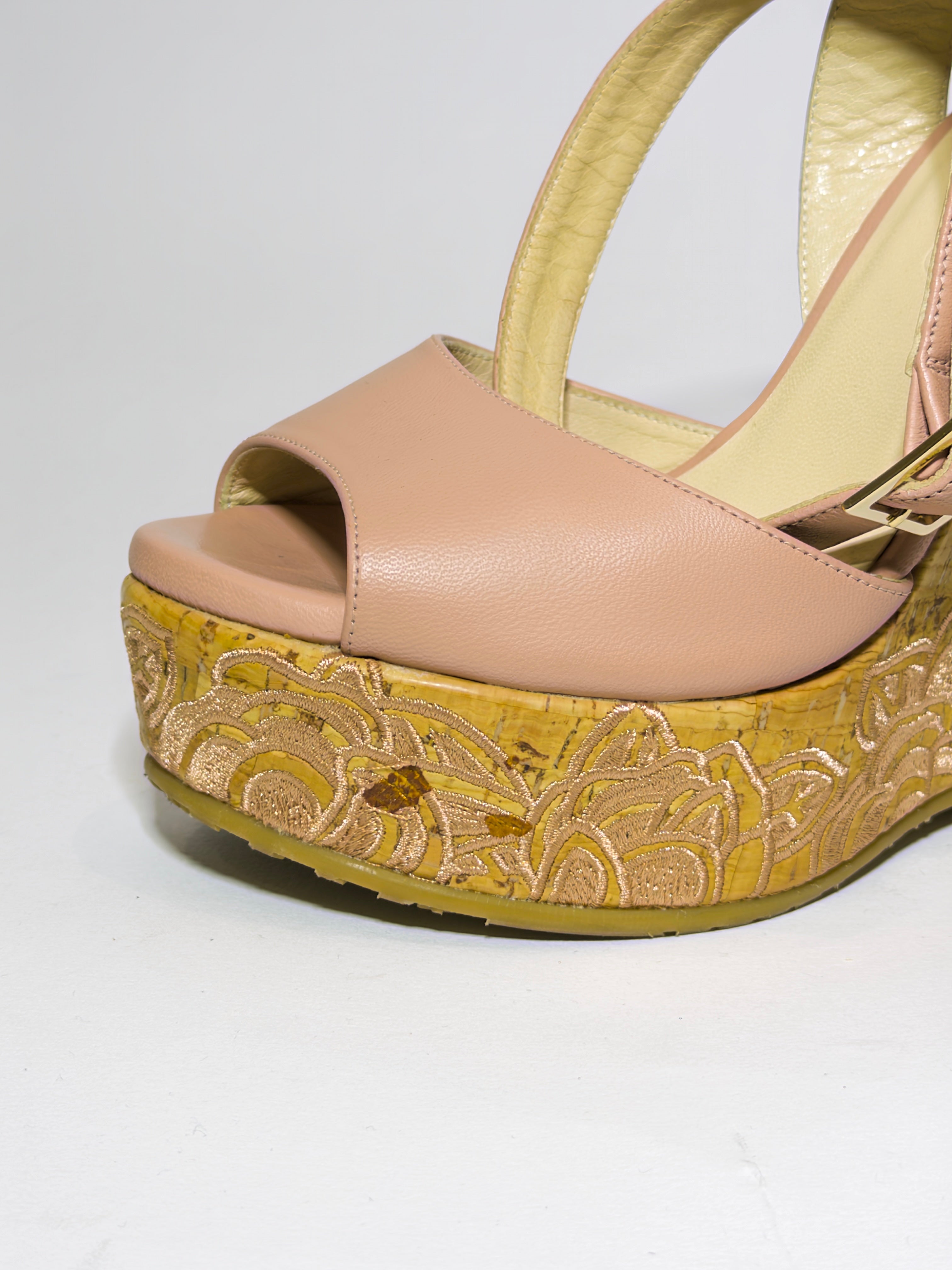 Jimmy Choo Wedge Pink Platforms