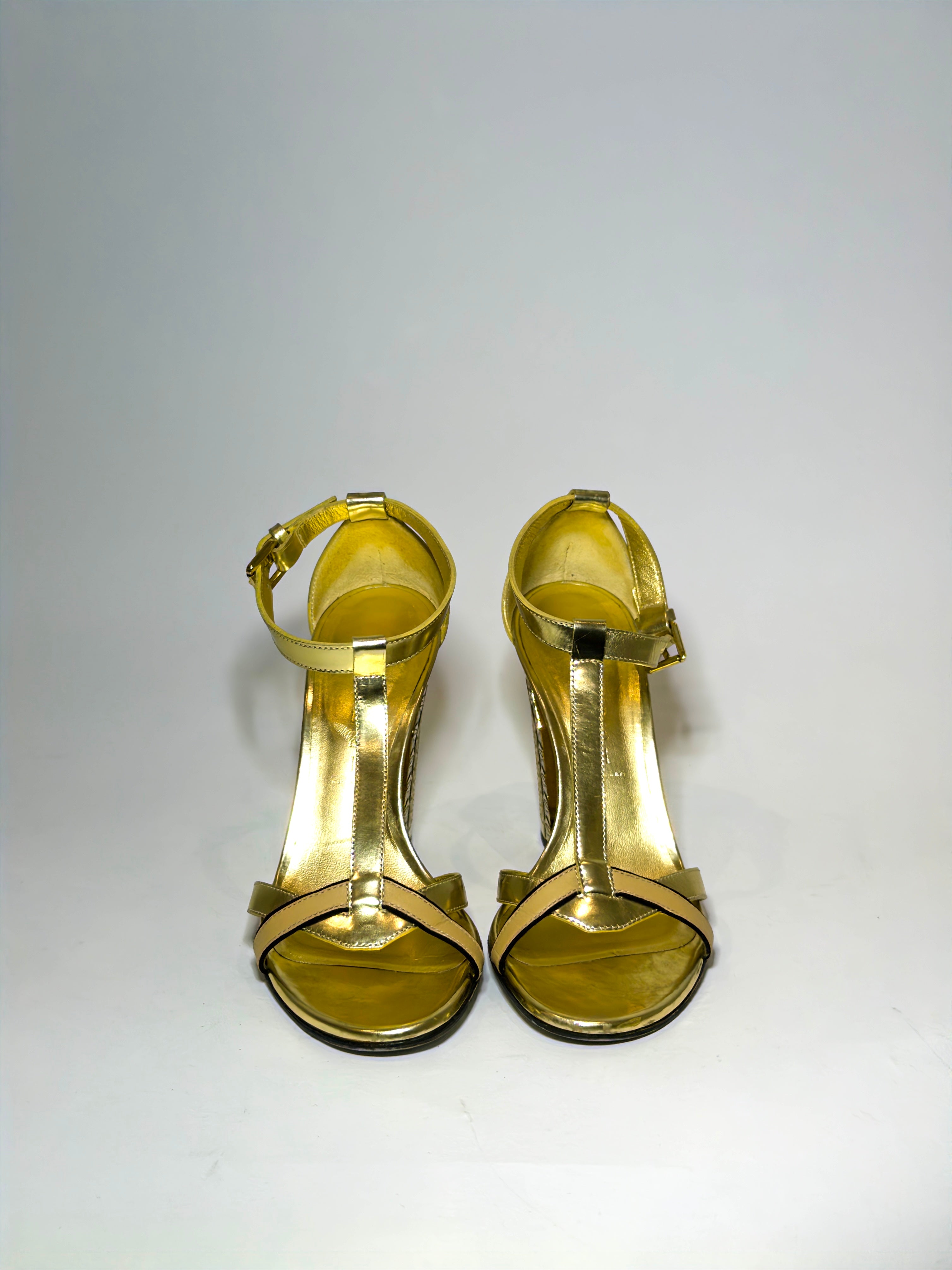 Casadei Gold Heels