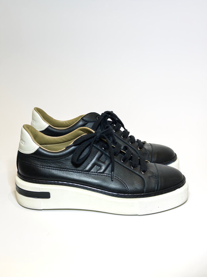 Hermès Polo Black Sneakers
