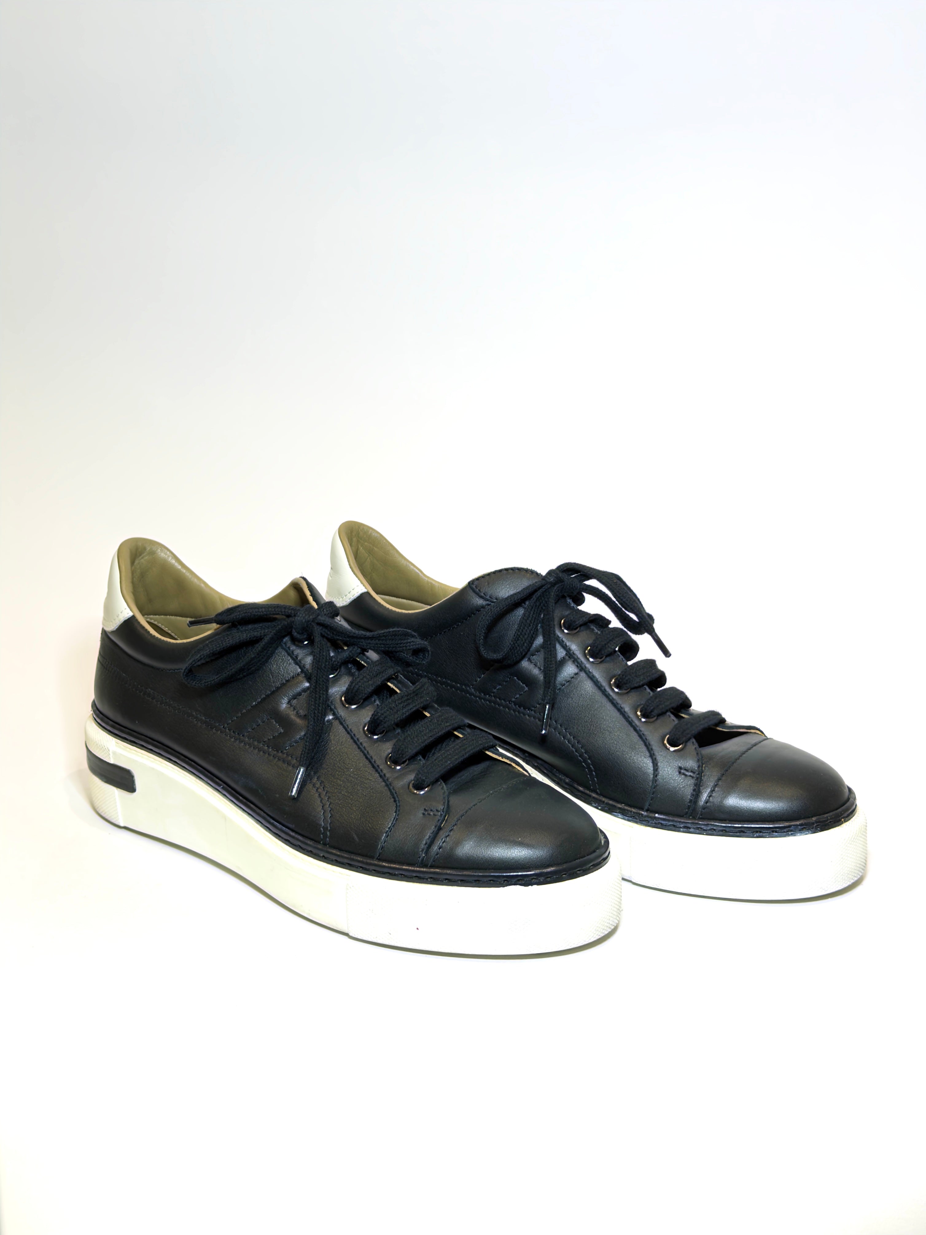 Hermès Polo Black Sneakers