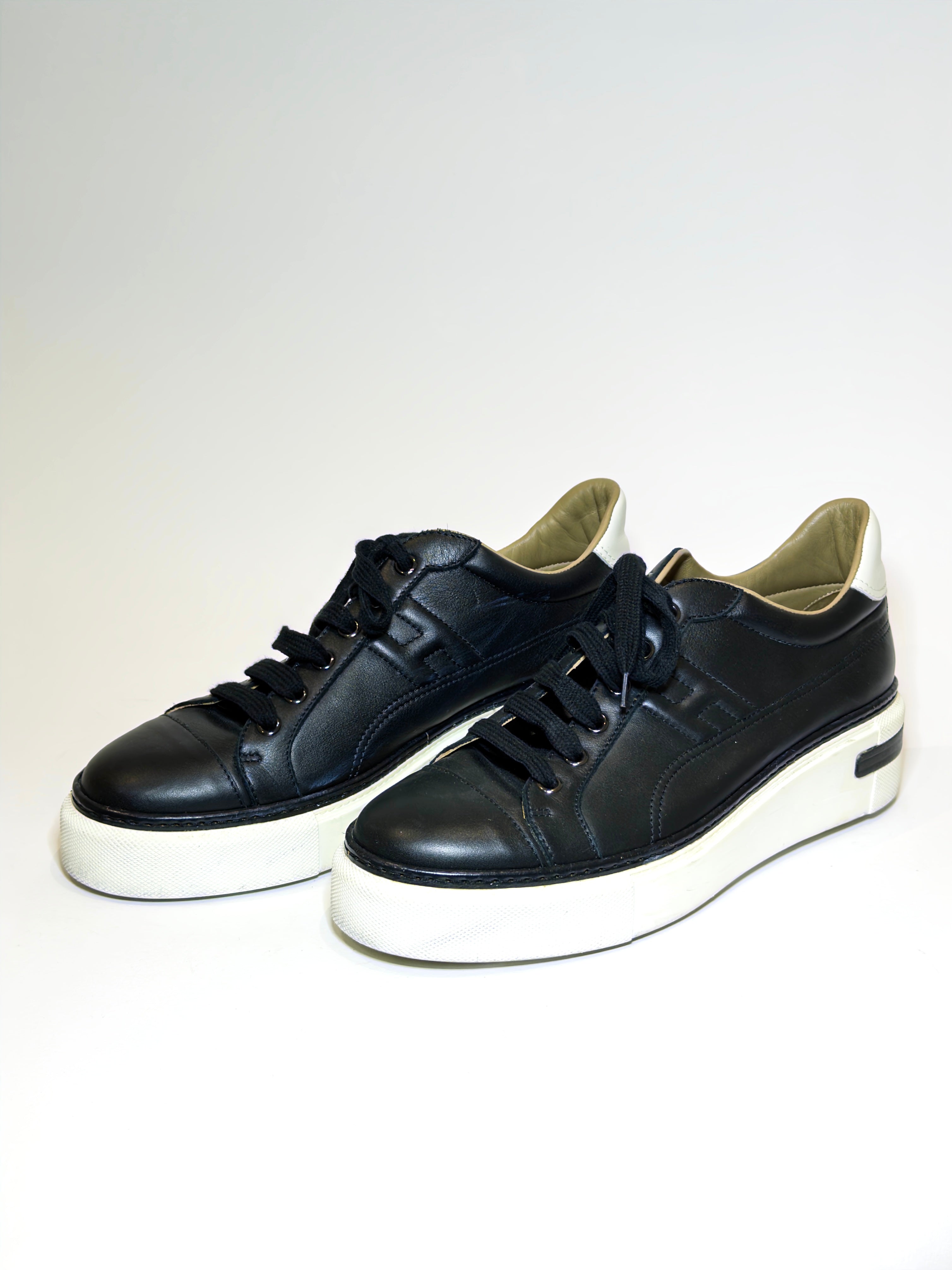 Hermès Polo Black Sneakers