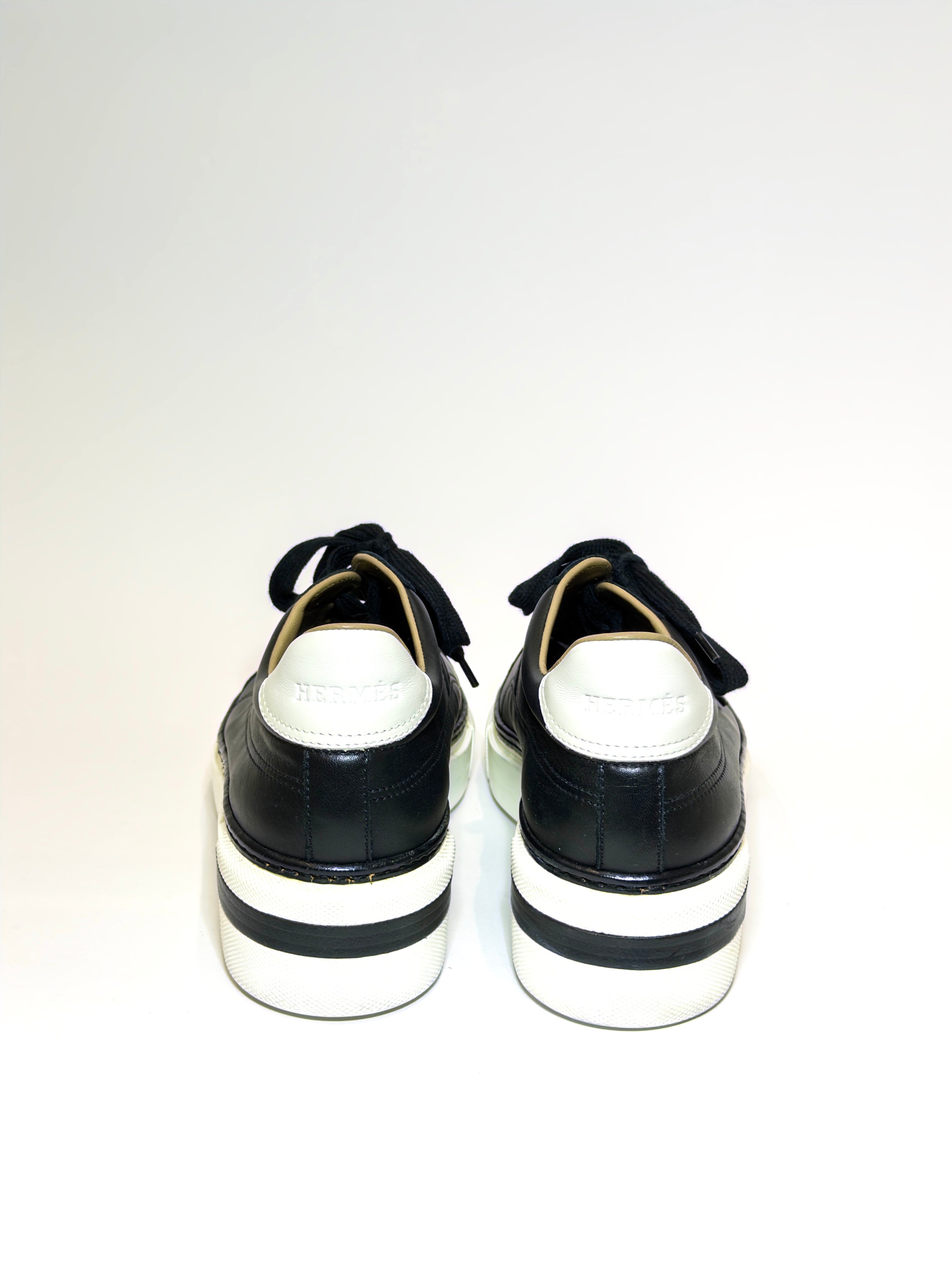 Hermès Polo Black Sneakers