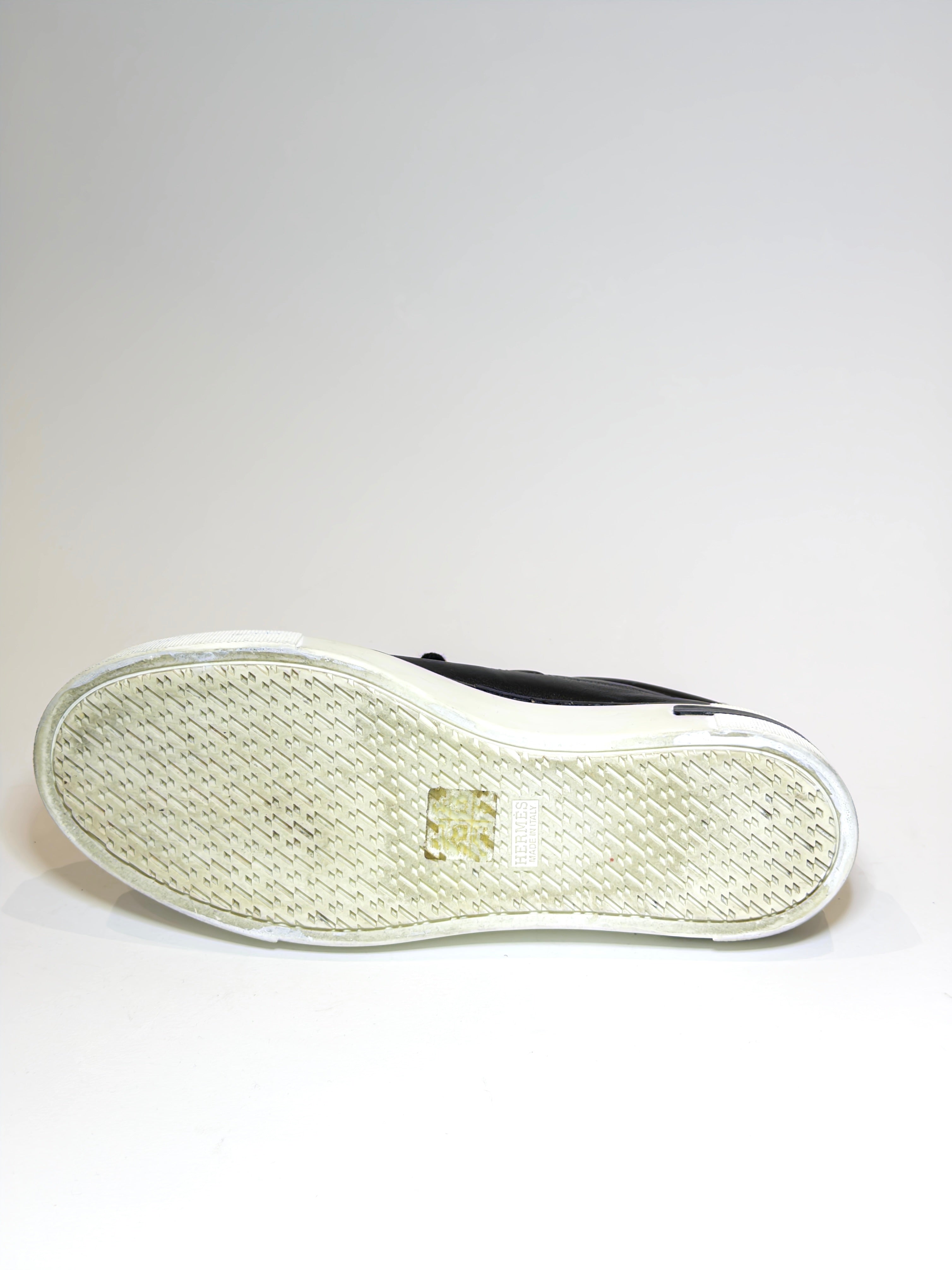 Hermès Polo Black Sneakers