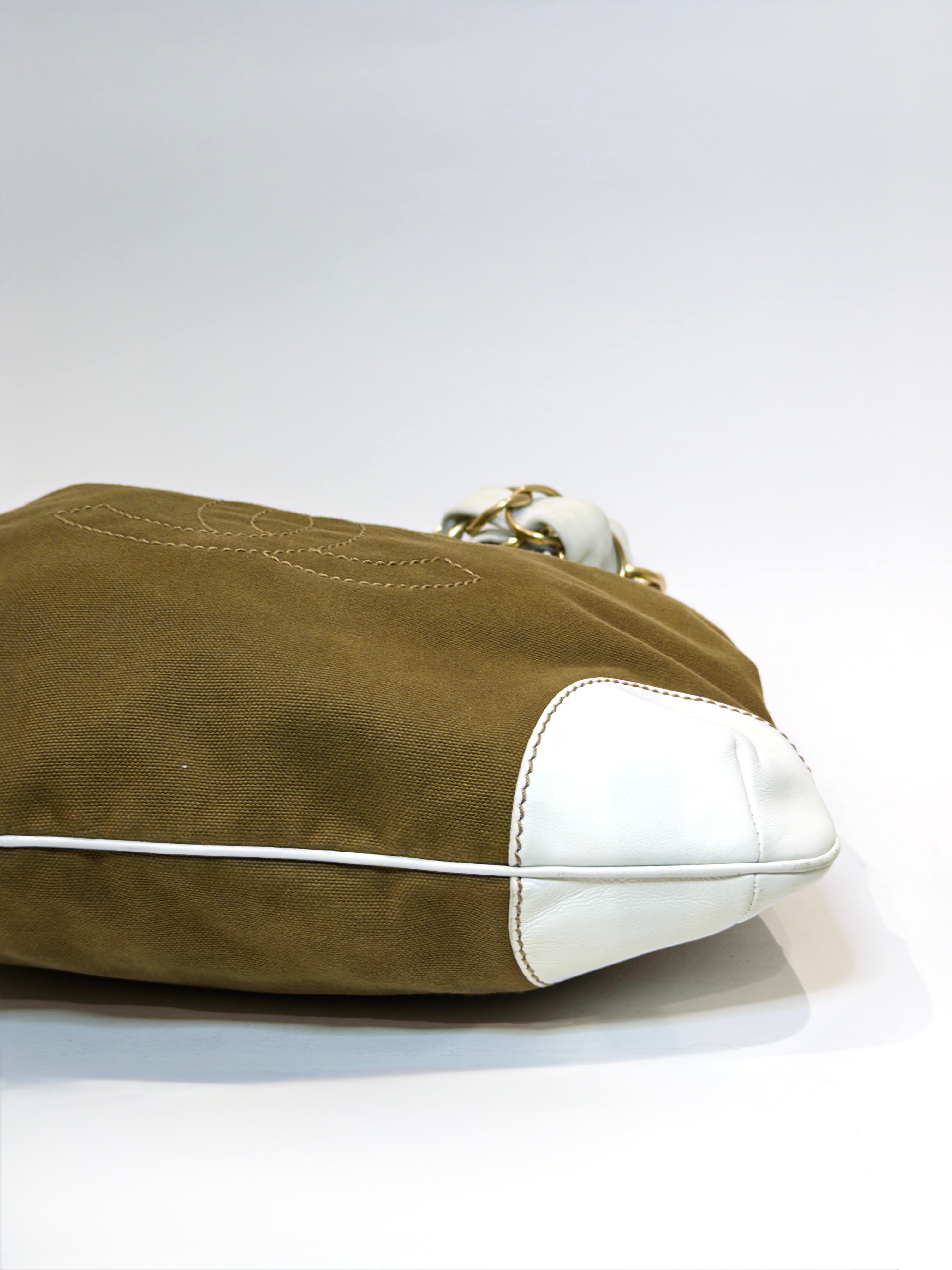 Chanel Olsen Canvas Shoulder Bag