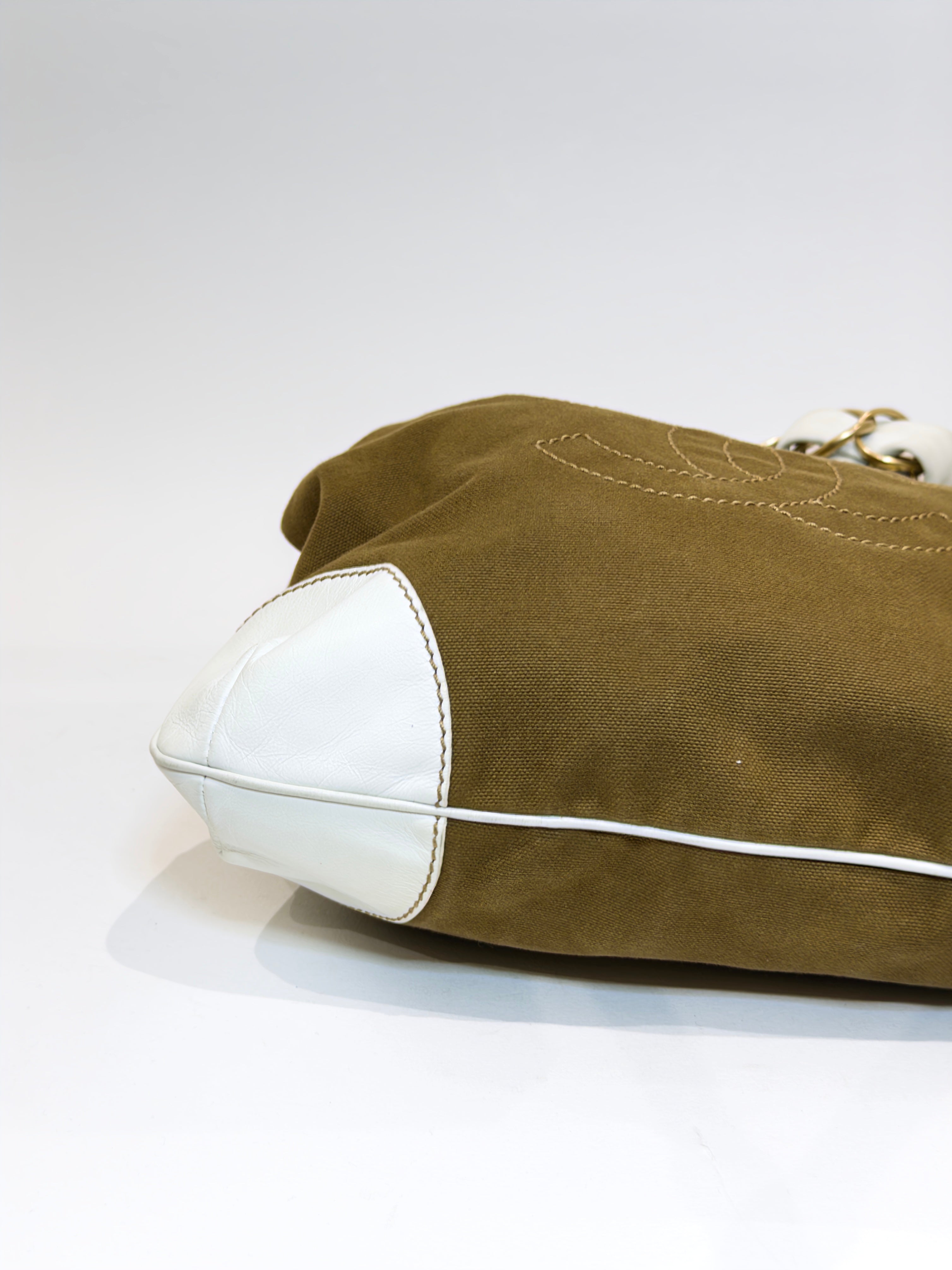 Chanel Olsen Canvas Shoulder Bag