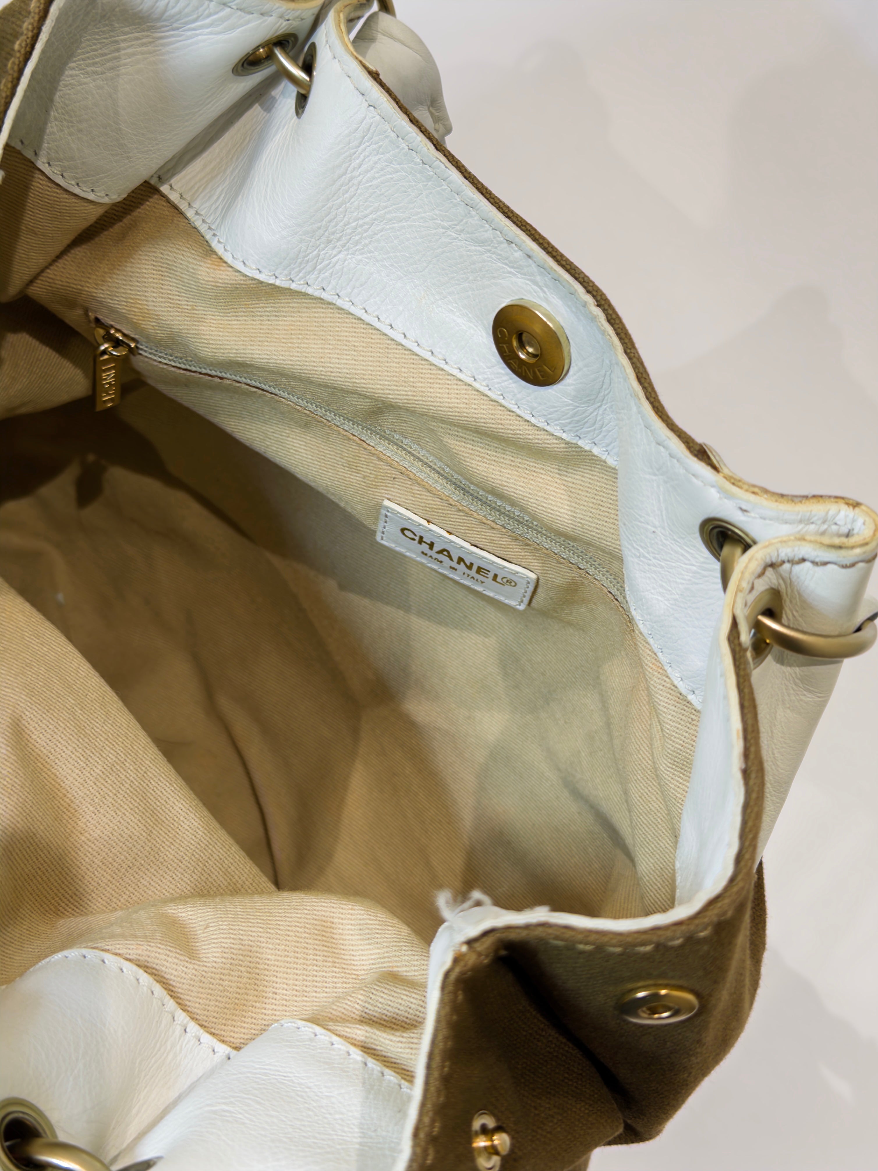 Chanel Olsen Canvas Shoulder Bag