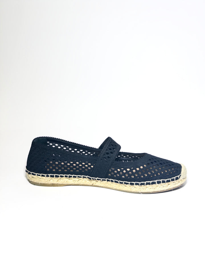 Dior Black Mesh Caro Espadrilles