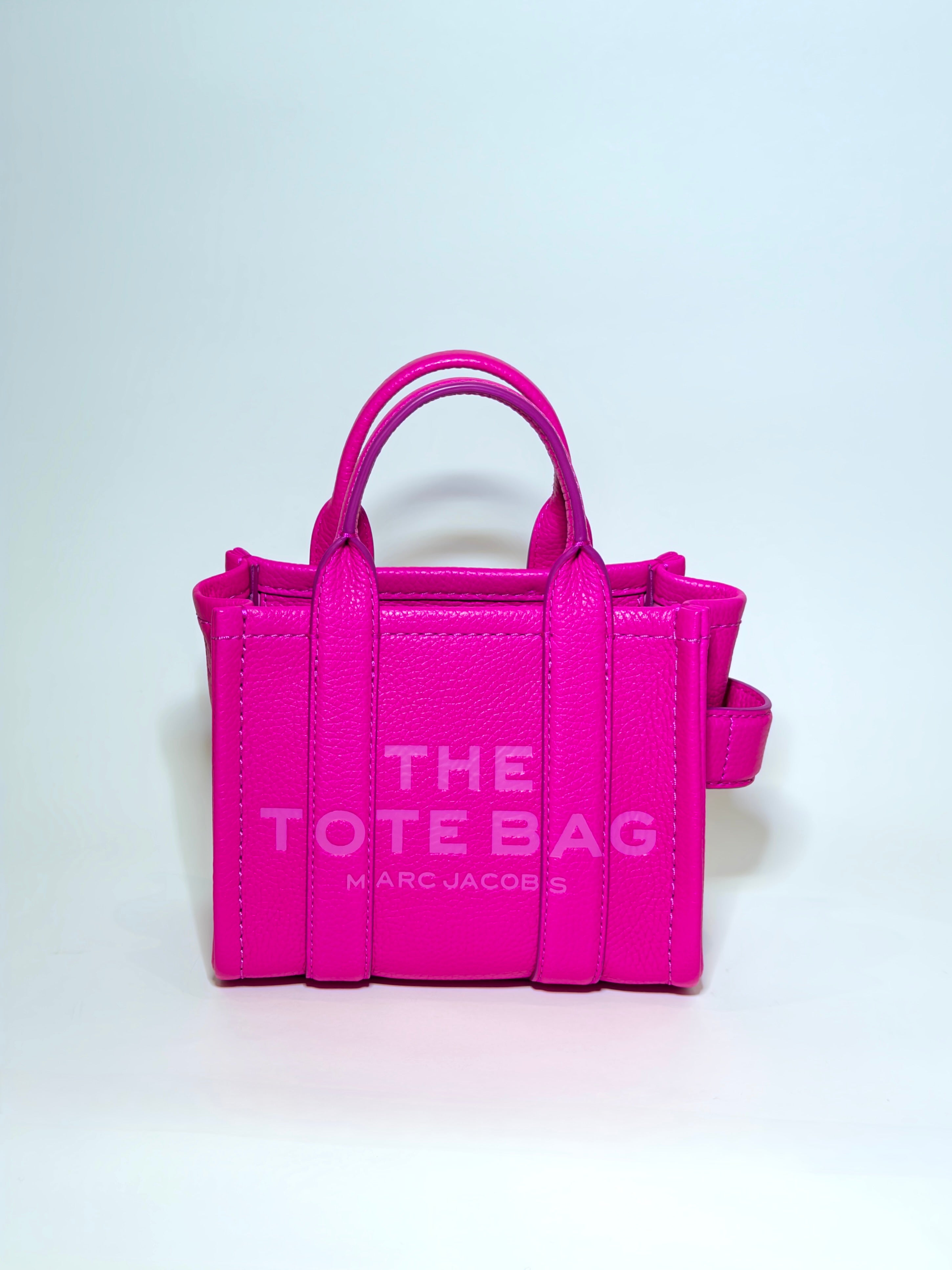 Marc Jacobs The Leather Mini Pink Tote Bag