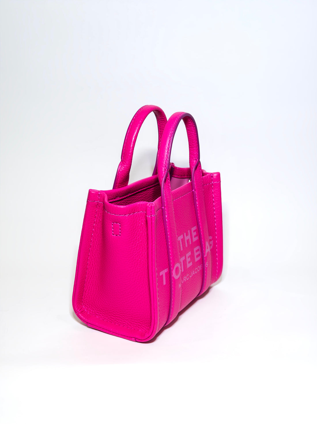 Marc Jacobs The Leather Mini Pink Tote Bag