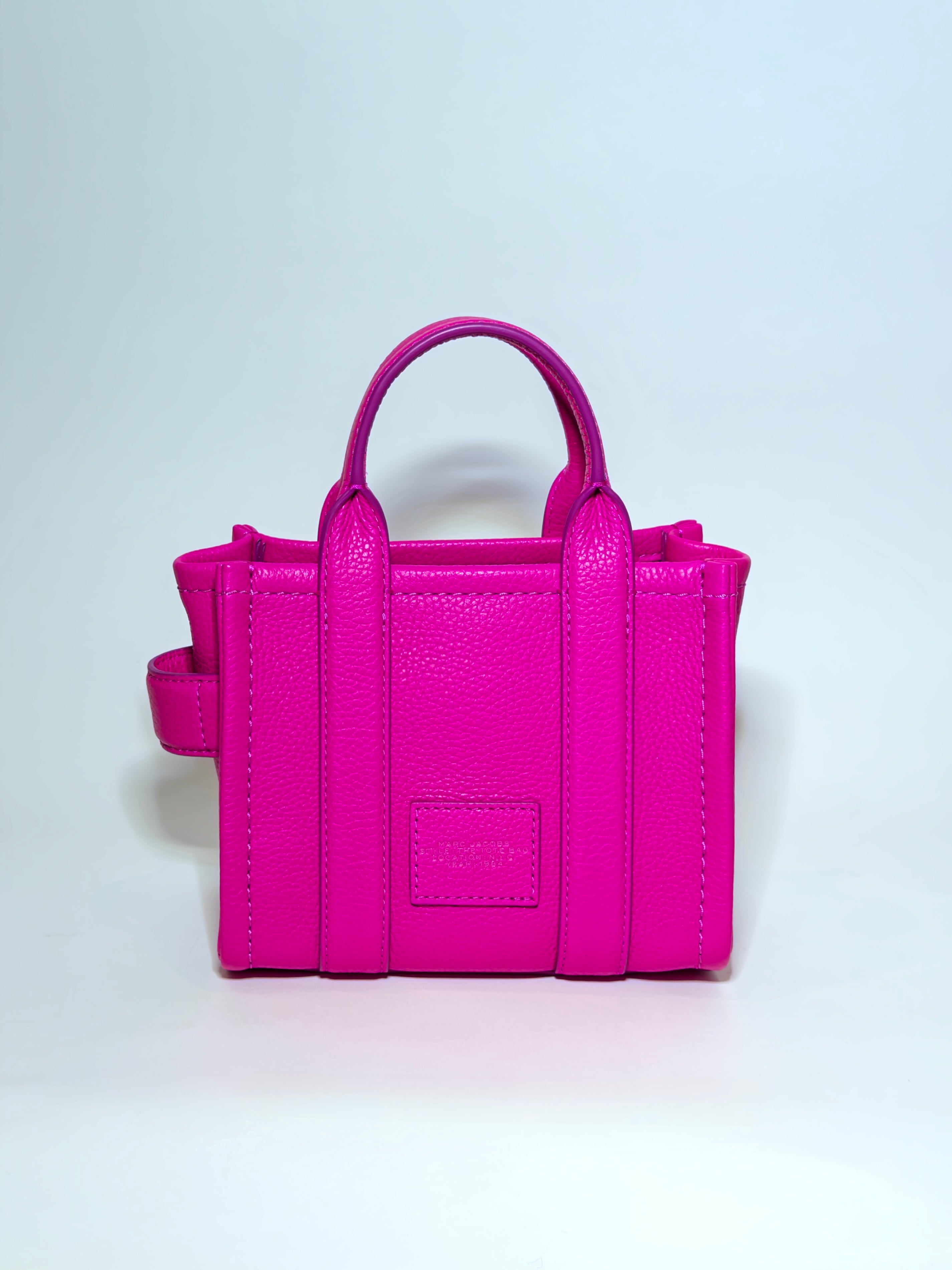 Marc Jacobs The Leather Mini Pink Tote Bag