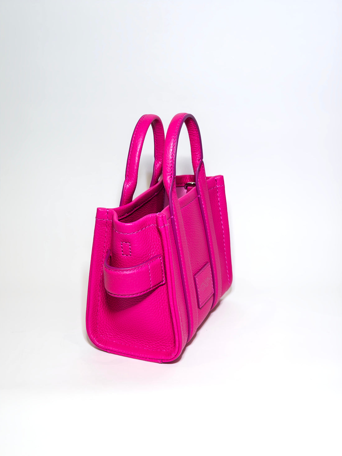 Marc Jacobs The Leather Mini Pink Tote Bag