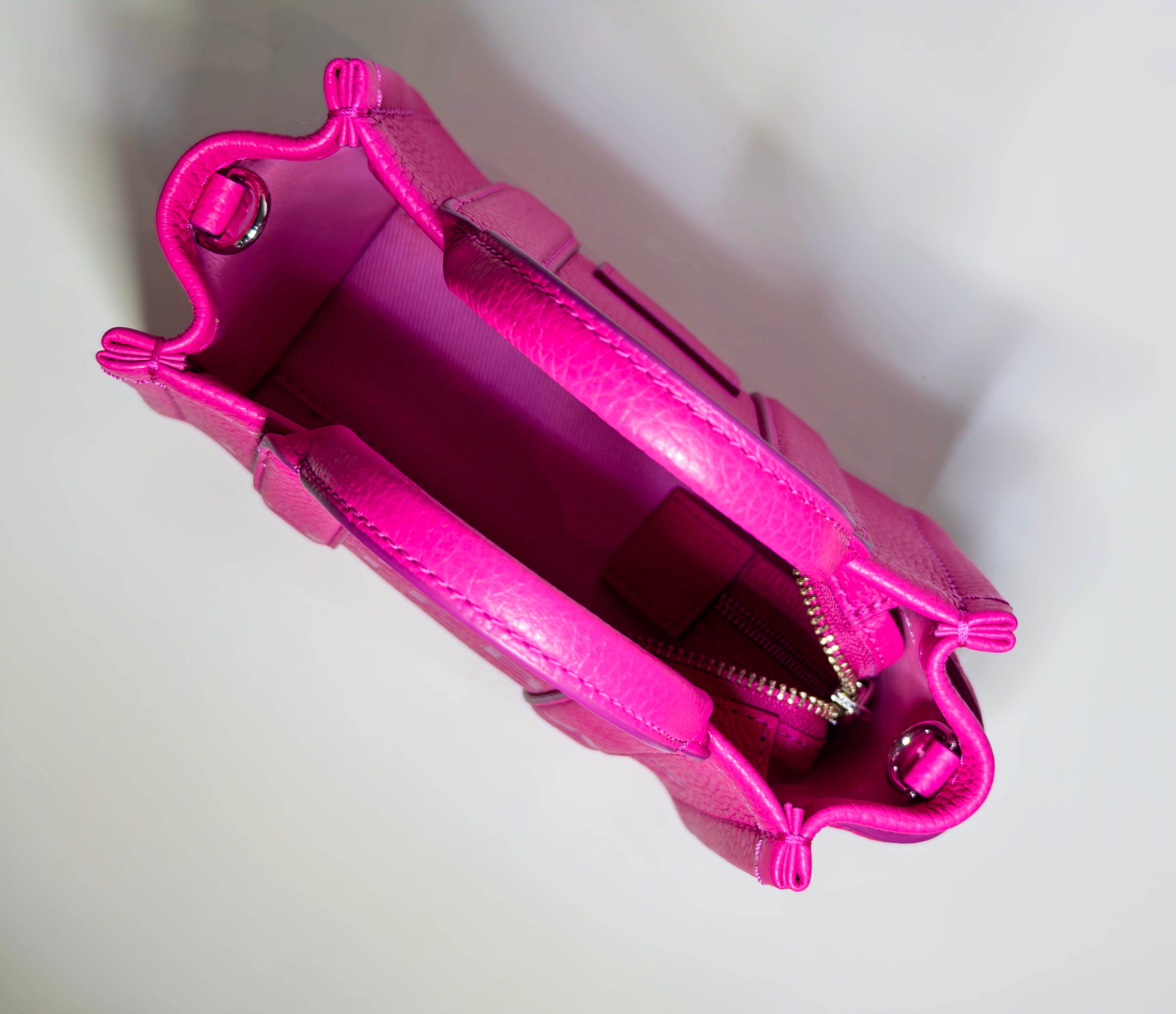 Marc Jacobs The Leather Mini Pink Tote Bag