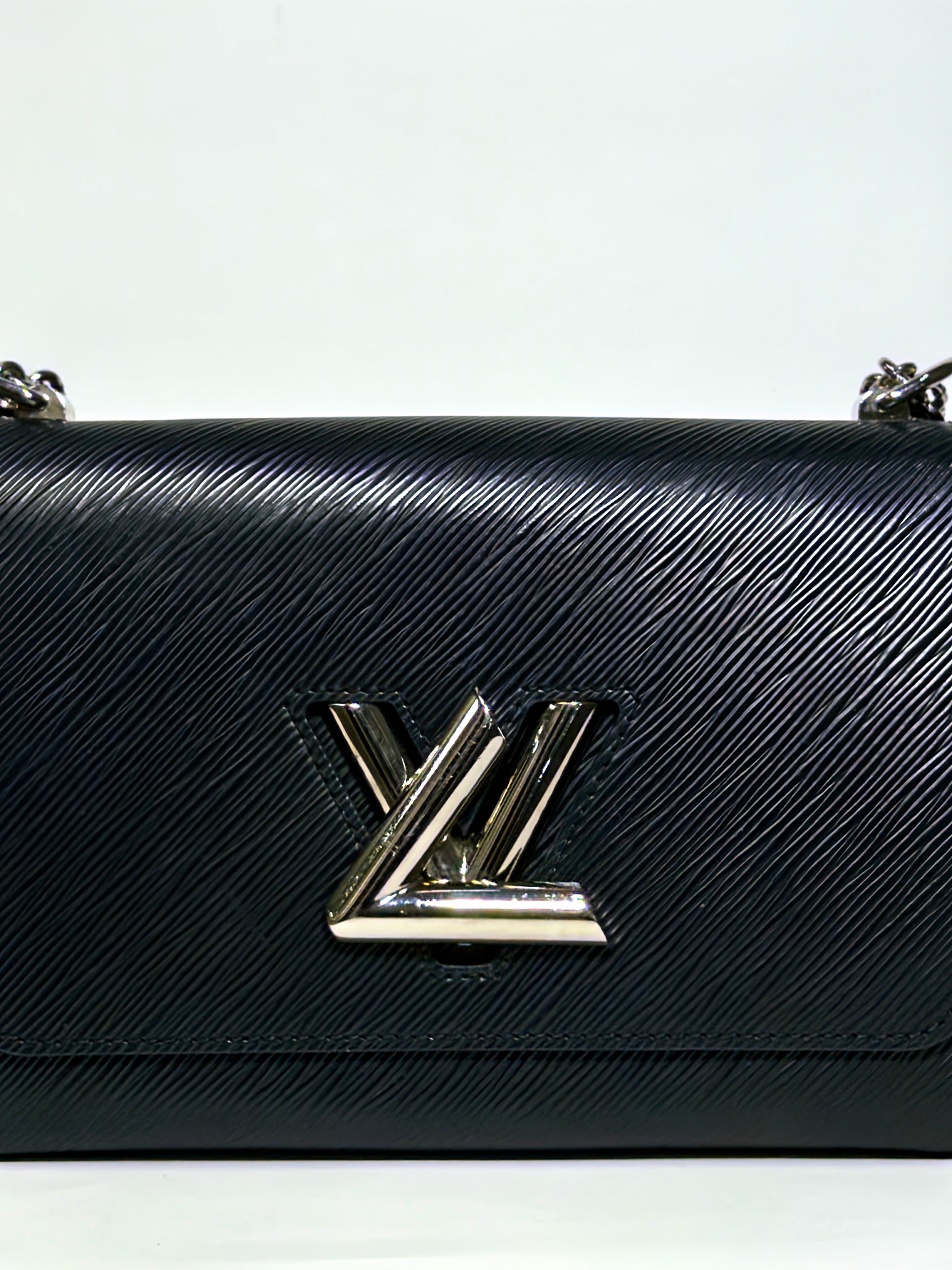 Louis Vuitton Black Epi Leather Twist MM Bag
