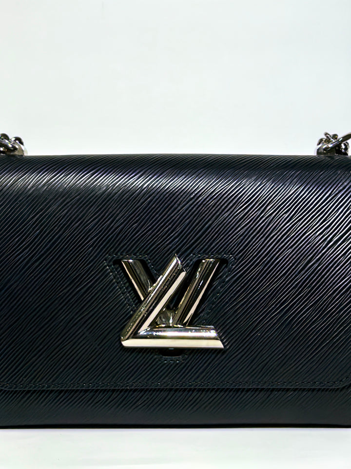Louis Vuitton Black Epi Leather Twist MM Bag