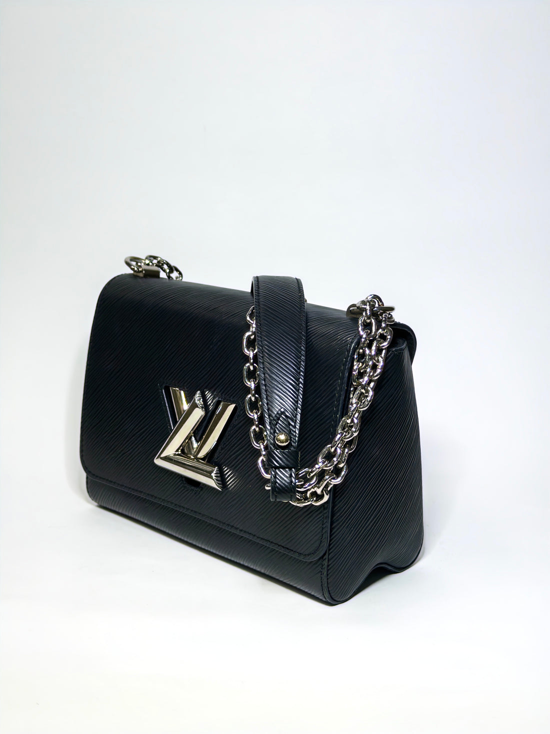 Louis Vuitton Black Epi Leather Twist MM Bag
