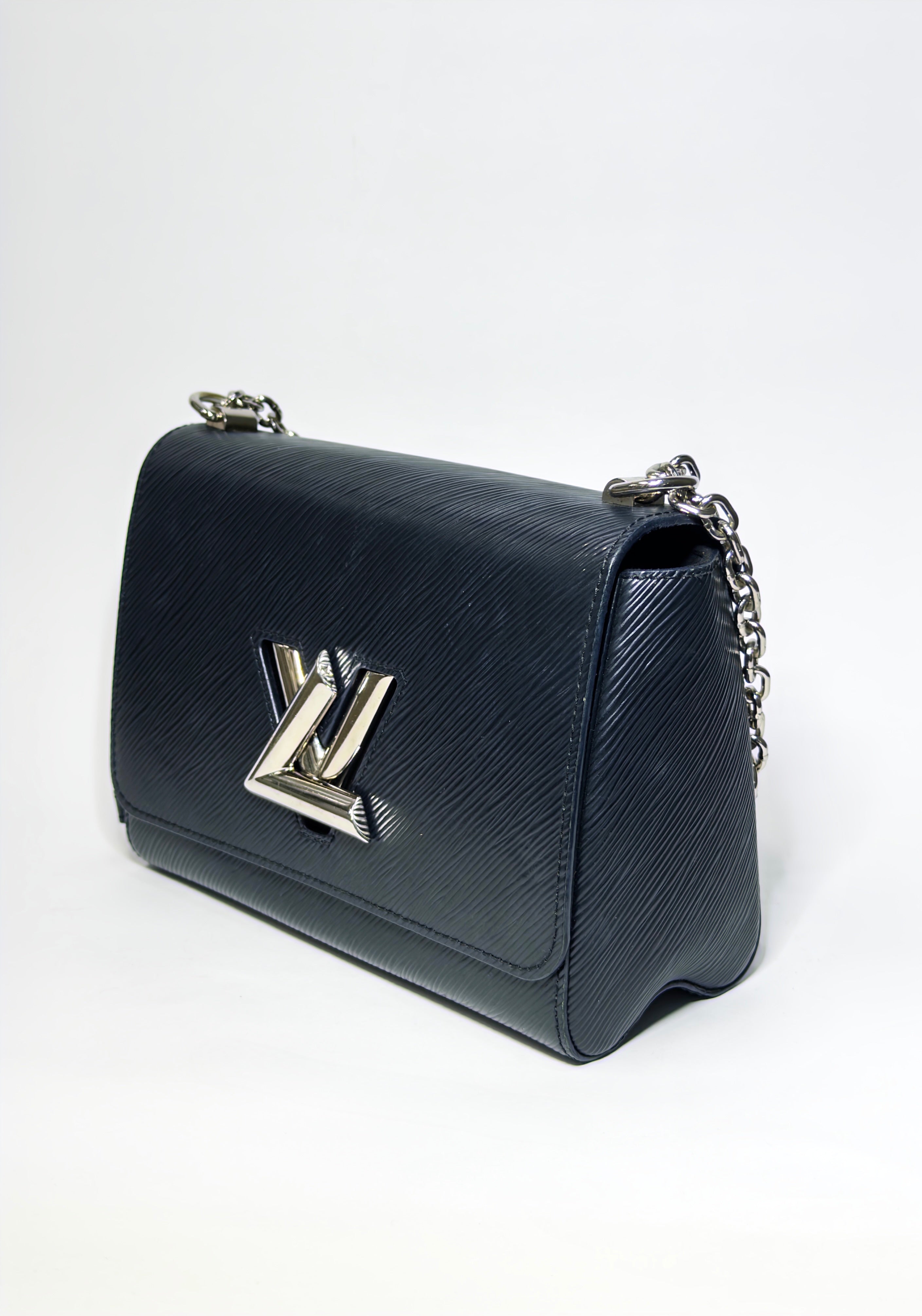Louis Vuitton Black Epi Leather Twist MM Bag