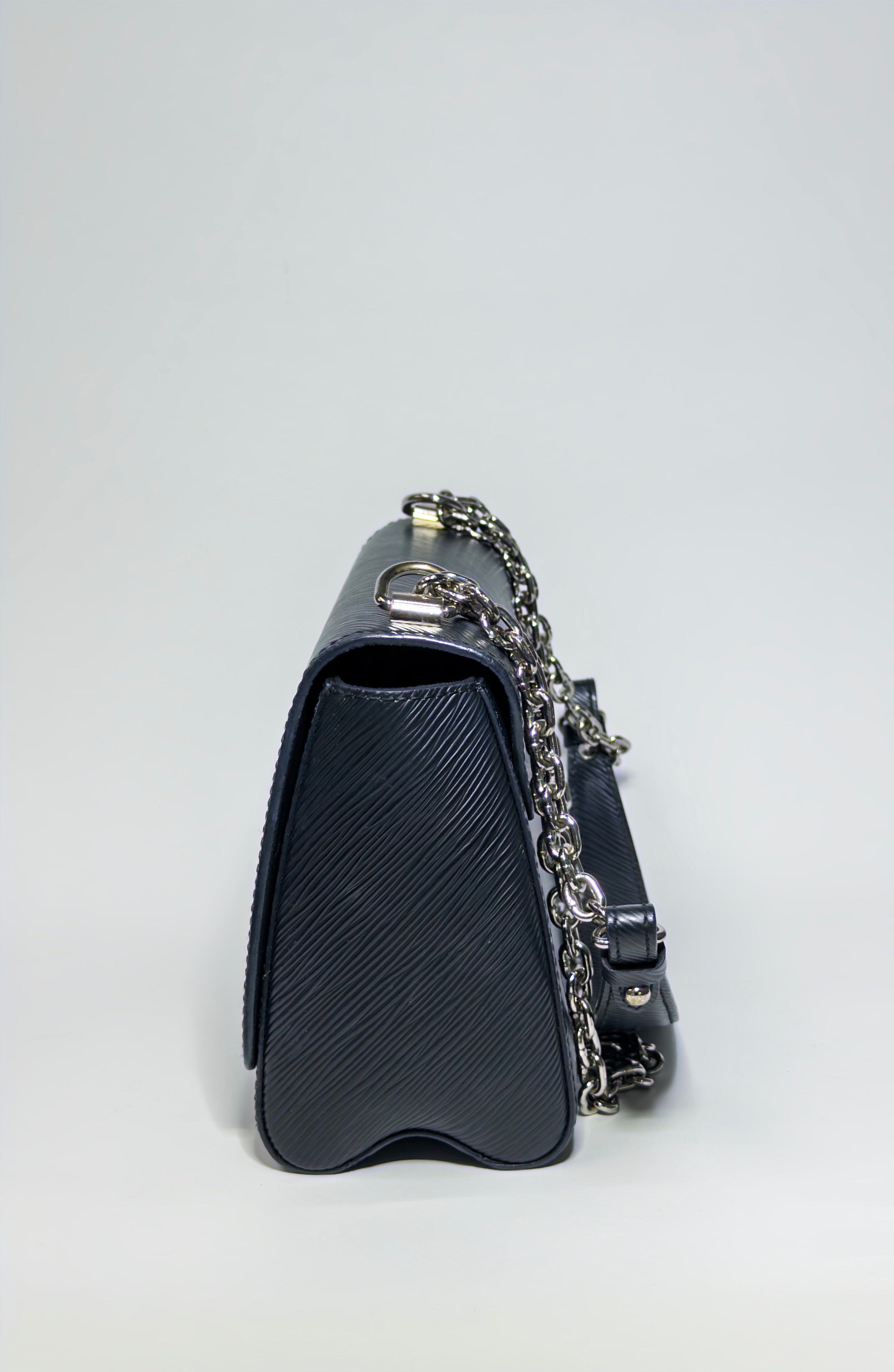Louis Vuitton Black Epi Leather Twist MM Bag