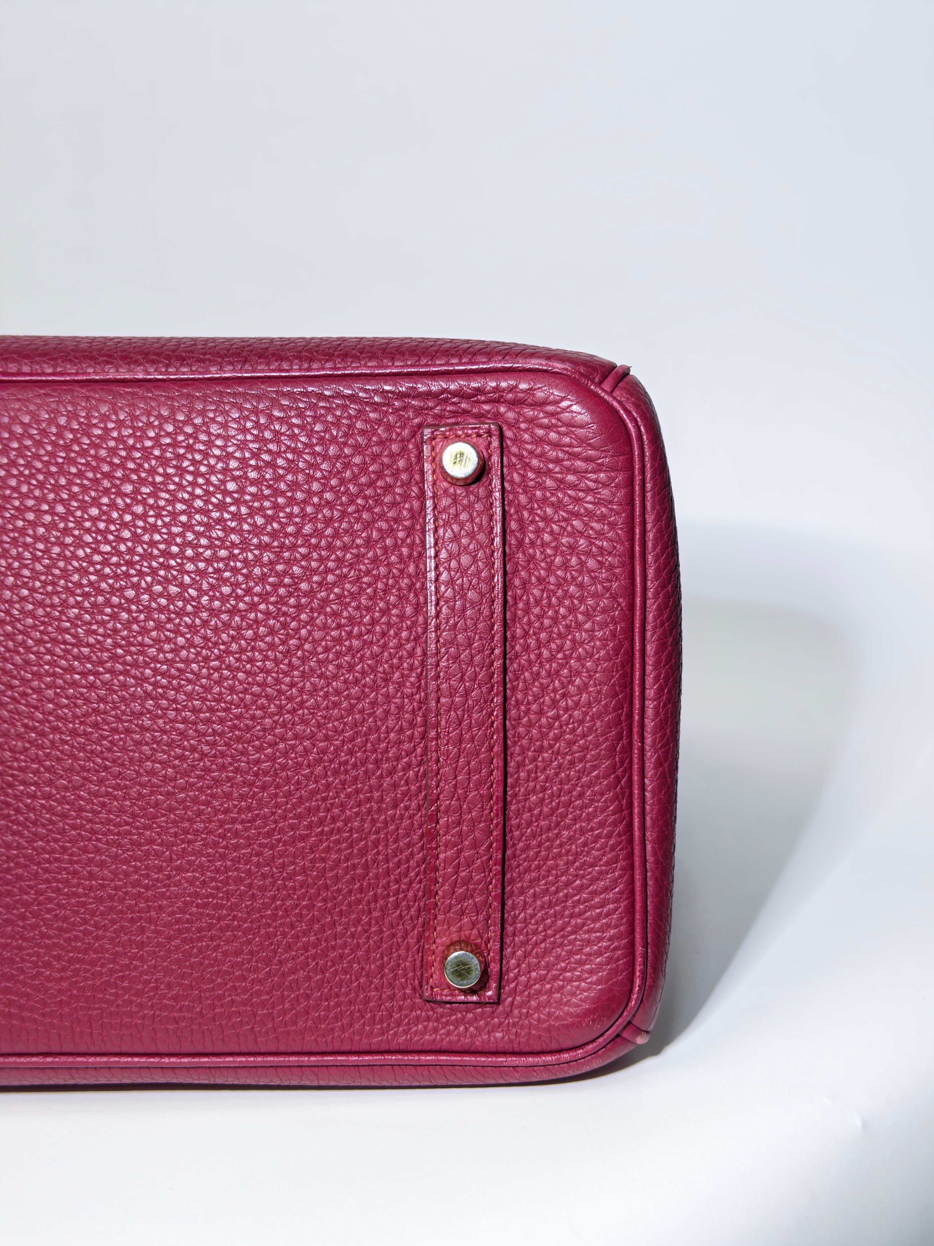 Birkin 35 Togo Rubis Red Gold Hardware