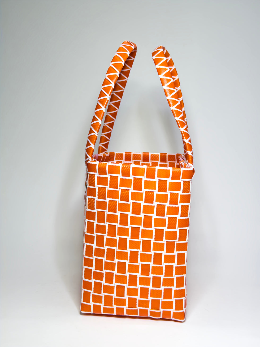 Marni Orange Braided Box Bucket Bag