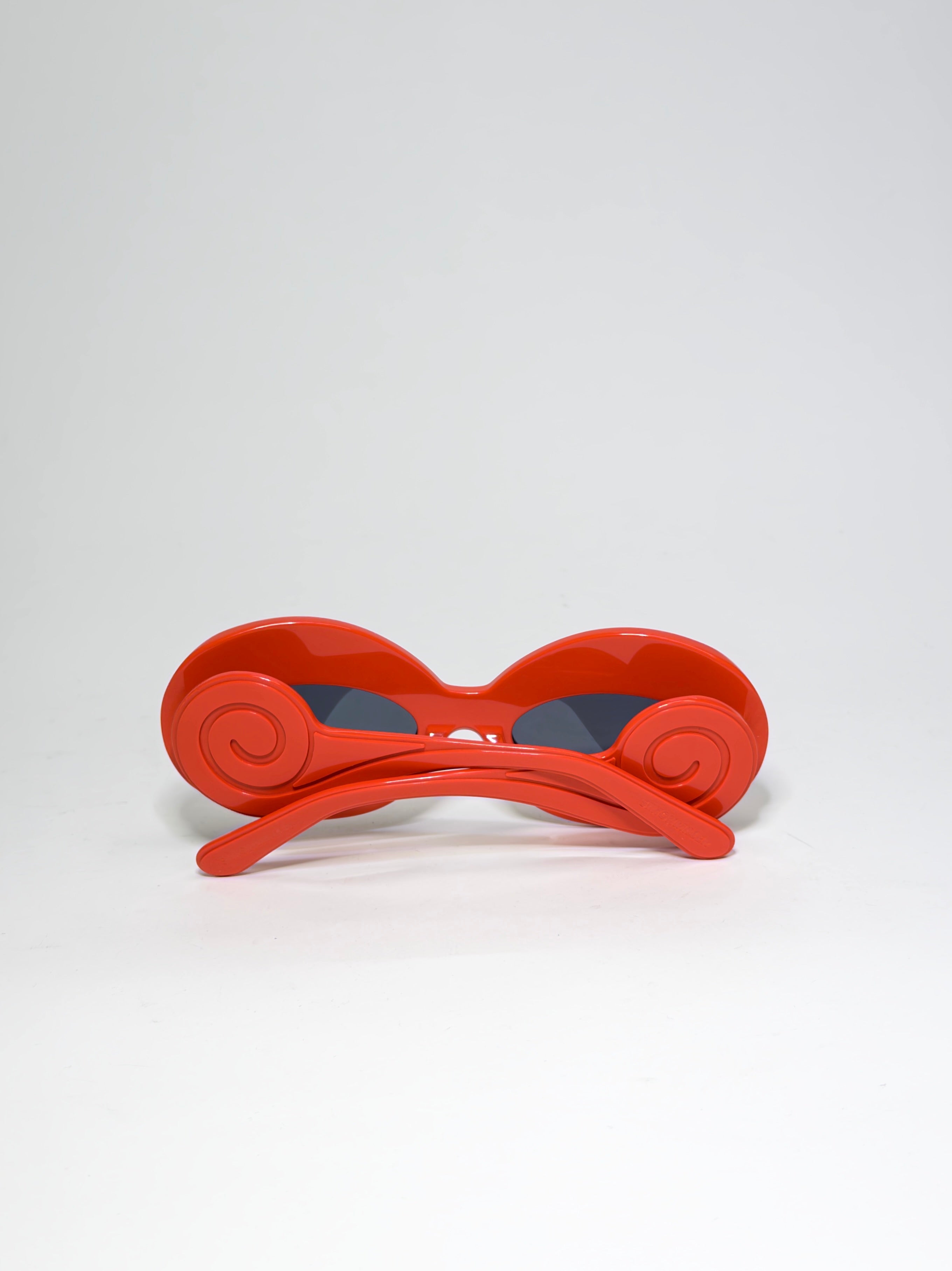 Simon Miller x Mango Oval Red Sunglasses