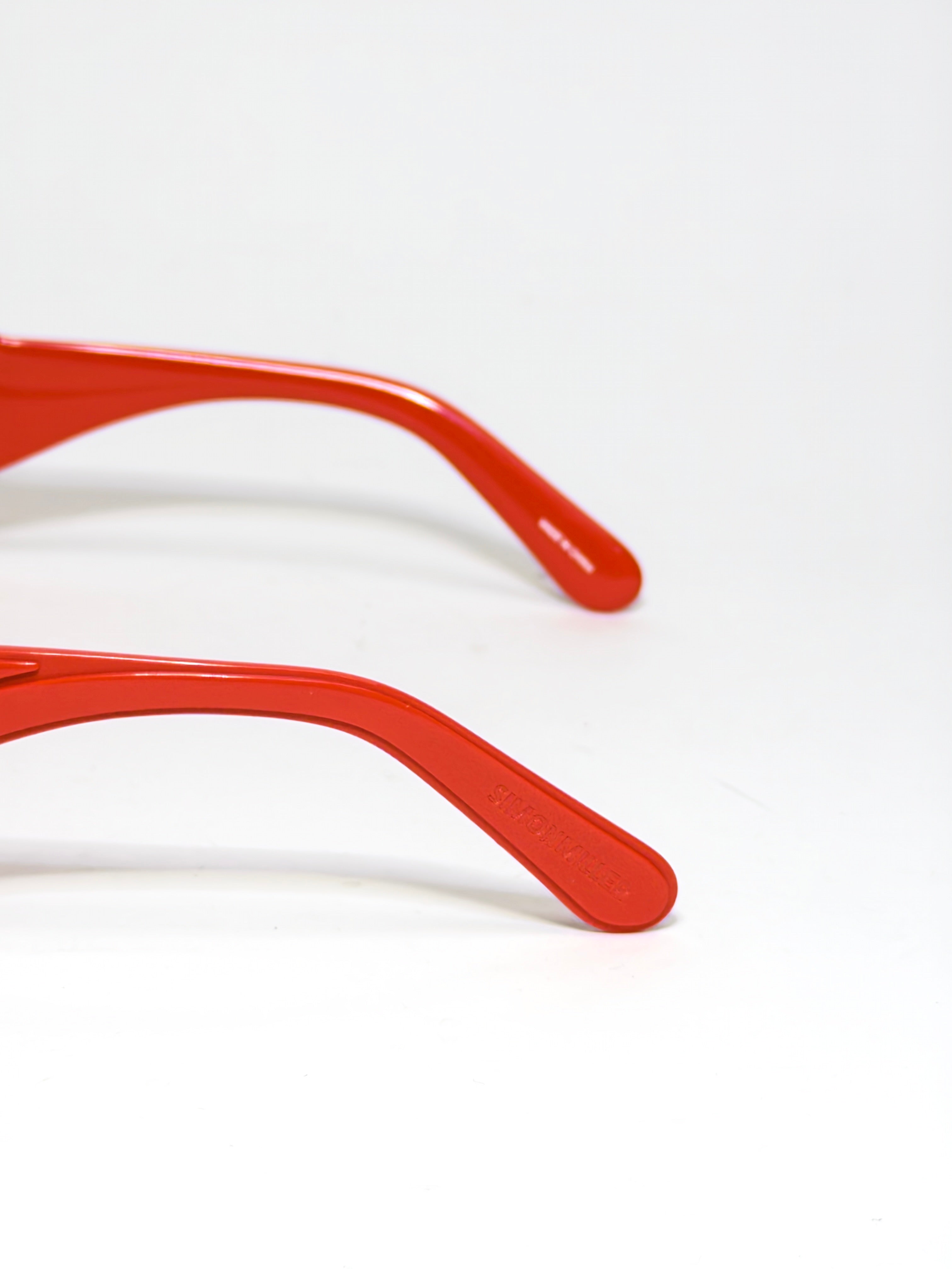 Simon Miller x Mango Oval Red Sunglasses