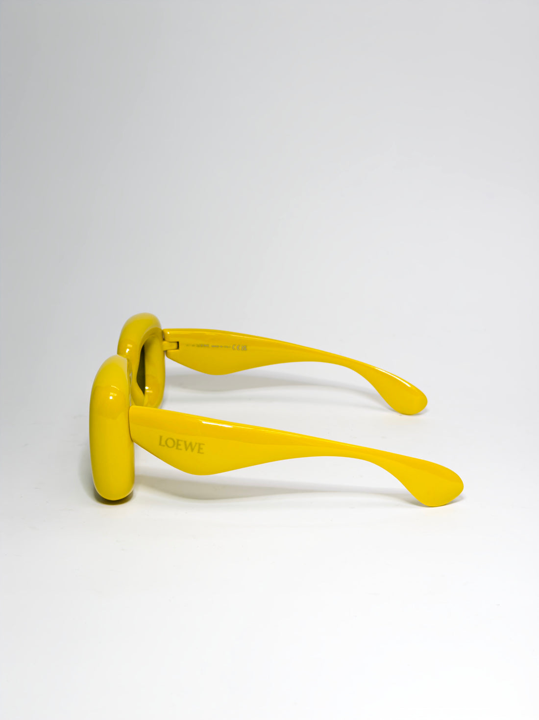 Loewe Yellow Square Inflated Sunglasses