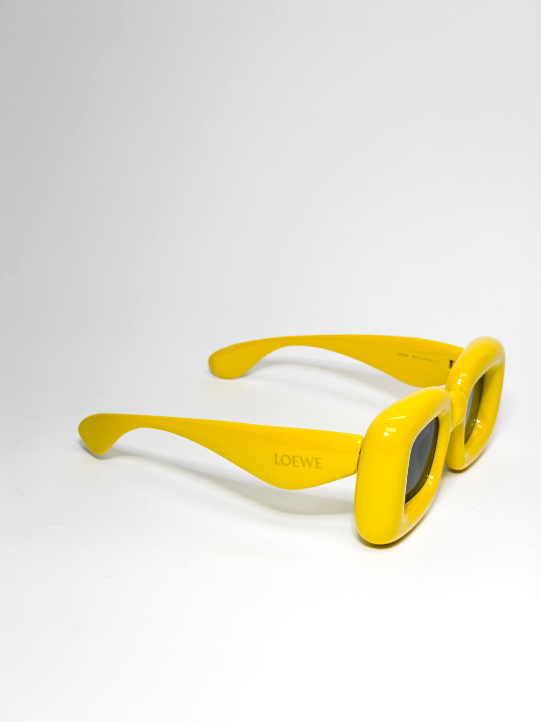 Loewe Yellow Square Inflated Sunglasses