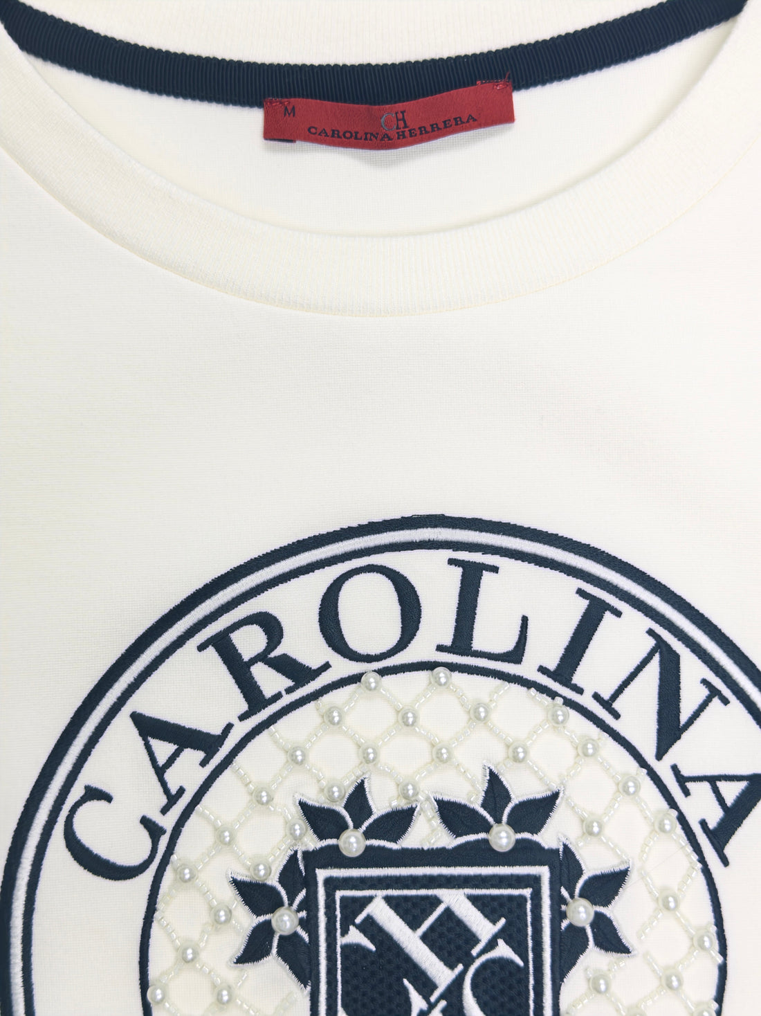 Carolina Herrera White Logo T-shirt