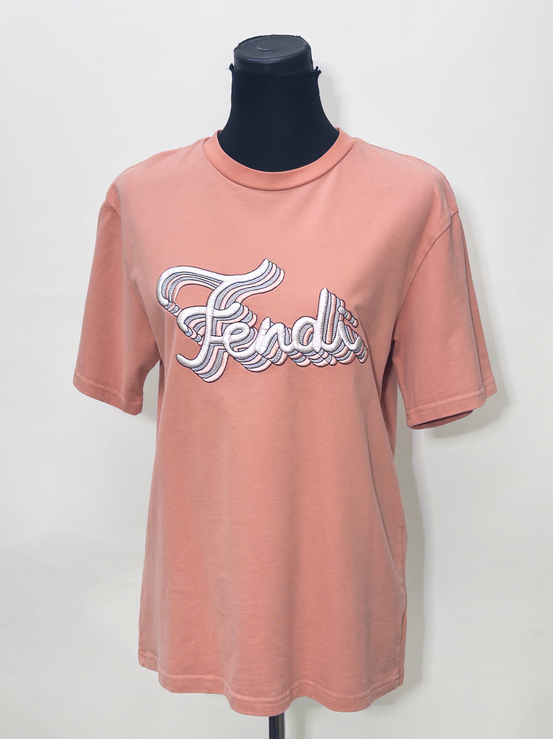 Fendi 3D Logo Pink T-shirt